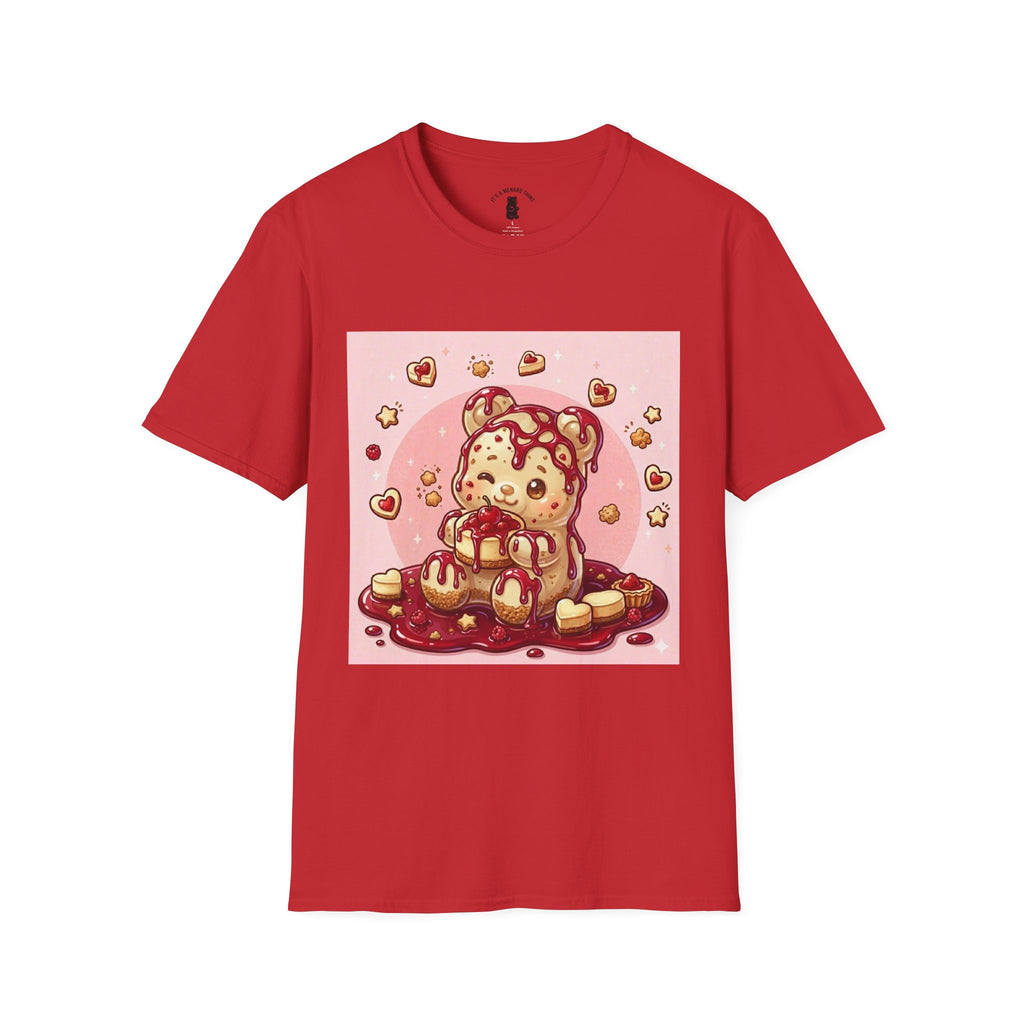 Raspberry Cheese Cake Gooey Gummy Bear — Kawaii Grapic T-Shirt