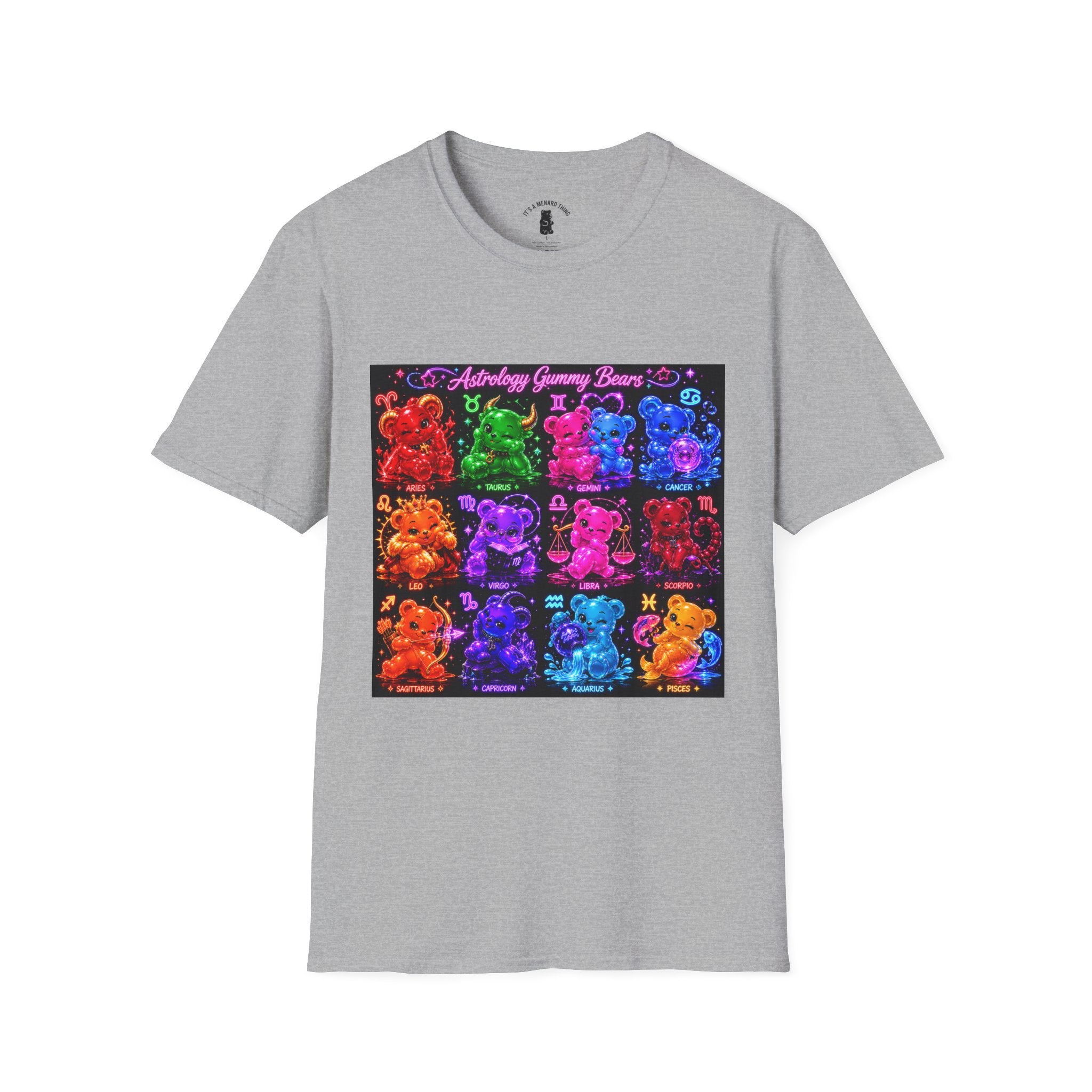 Astrology Gummy Bears Special Addition Grid — Colorful Graphic Shirt