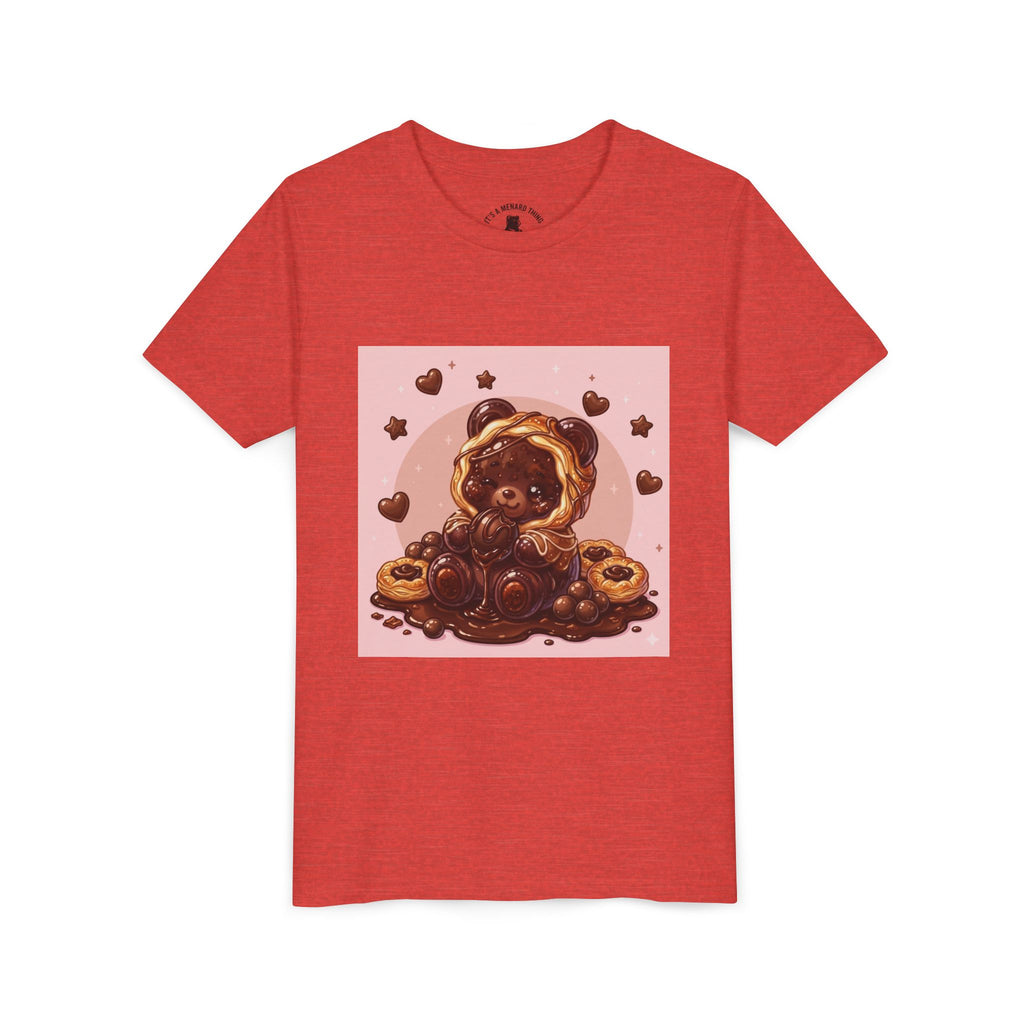 Chocolate Danish Gooey Gummy Bear Cute Kids Shirt