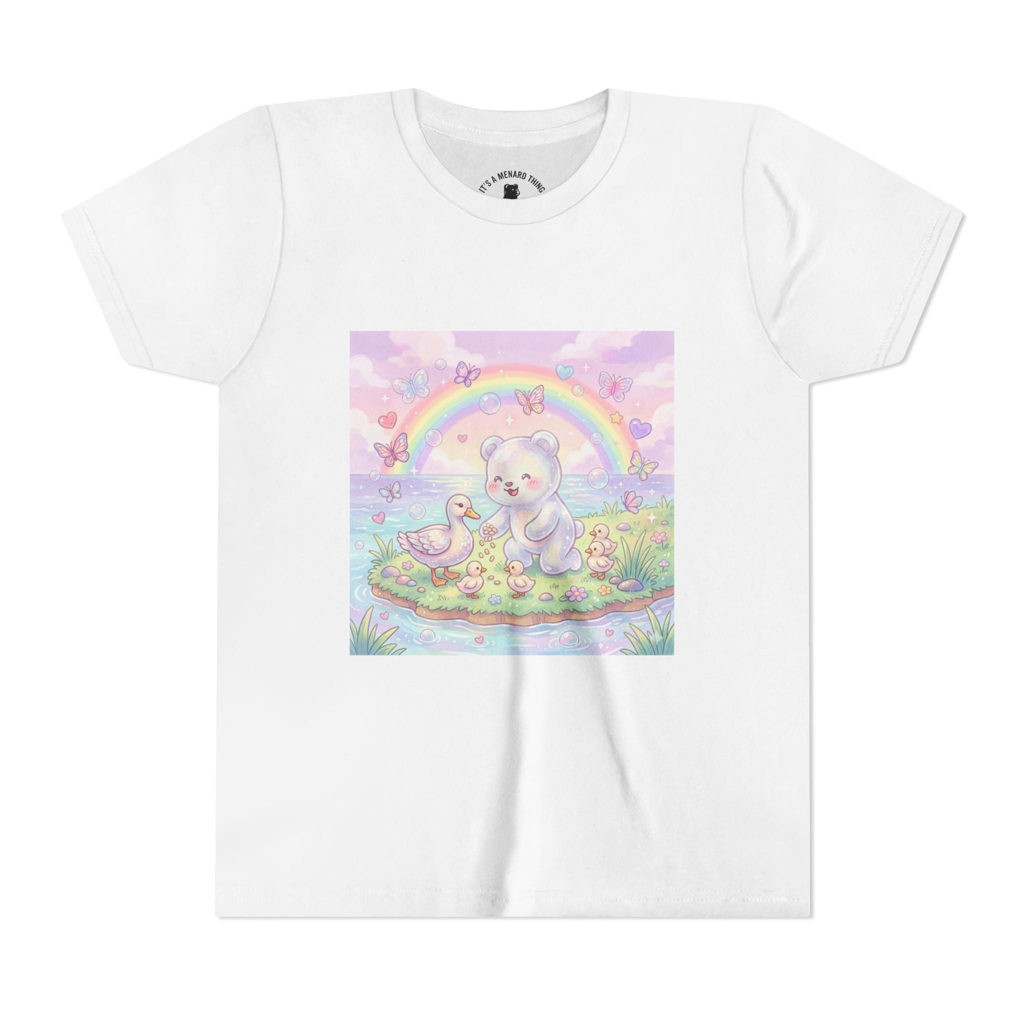 Duck Feeding, Gooey Gummy Friend- Graphic T-Shirt