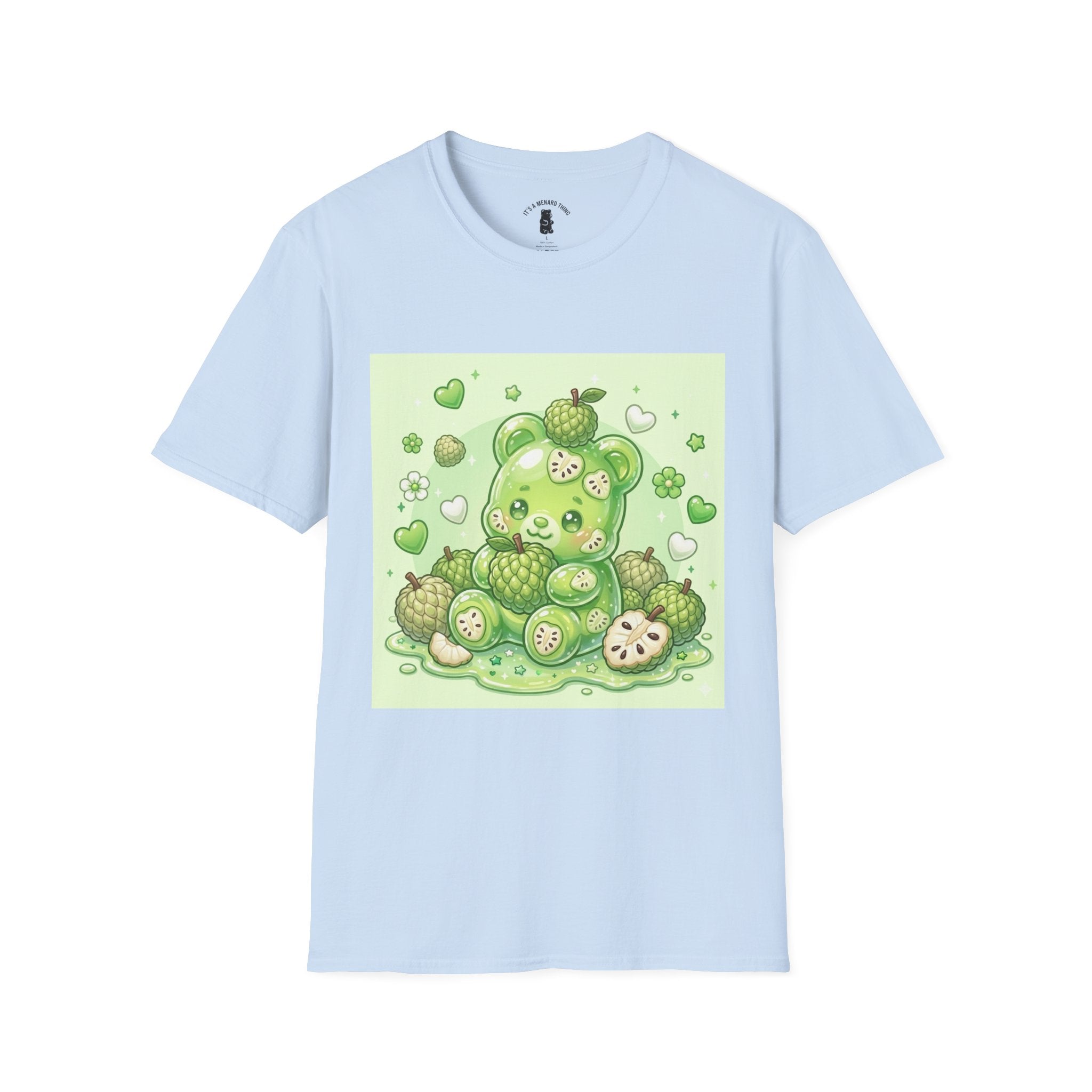 Yummy Ripe Sugar Apple, Exotic Oozy Gummy Bear- Kawaii Graphic Shirt