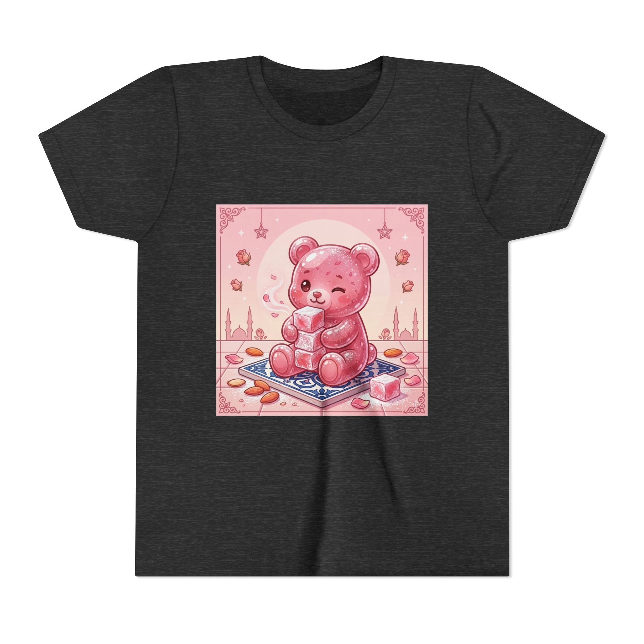 Turkish Delight Rose Water Gooey Gummy Bear- Illustration Youth T-Shirt