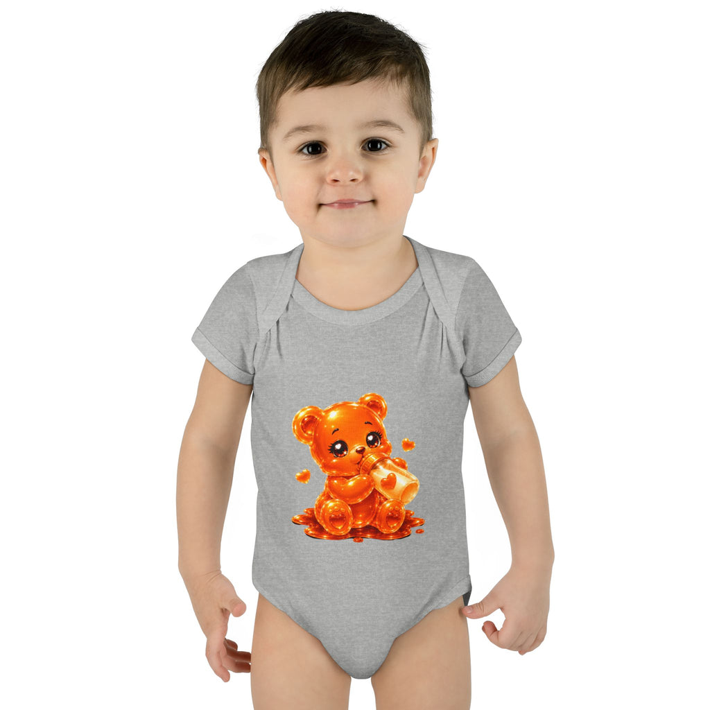 Snack Time, Oozy Baby Gummy Bear Cutie Special Addition- Graphic Onesie