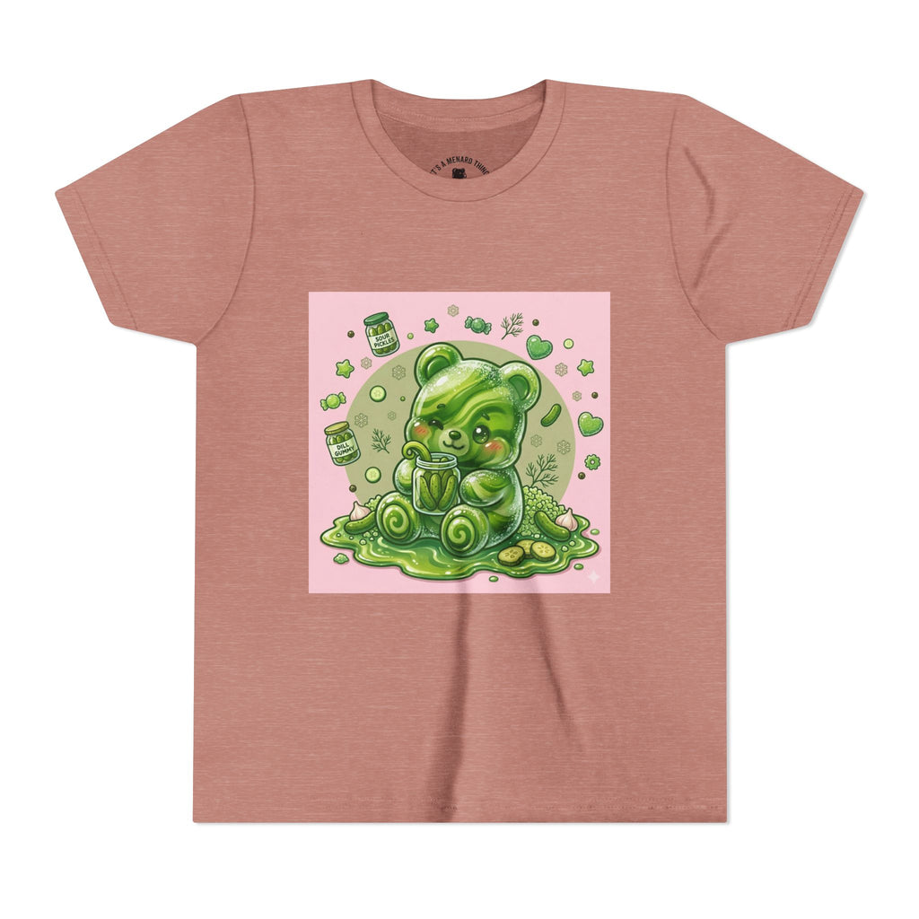 Tart Dilly Green Pickle Gooey Gummy- Graphic Youth T-Shirt