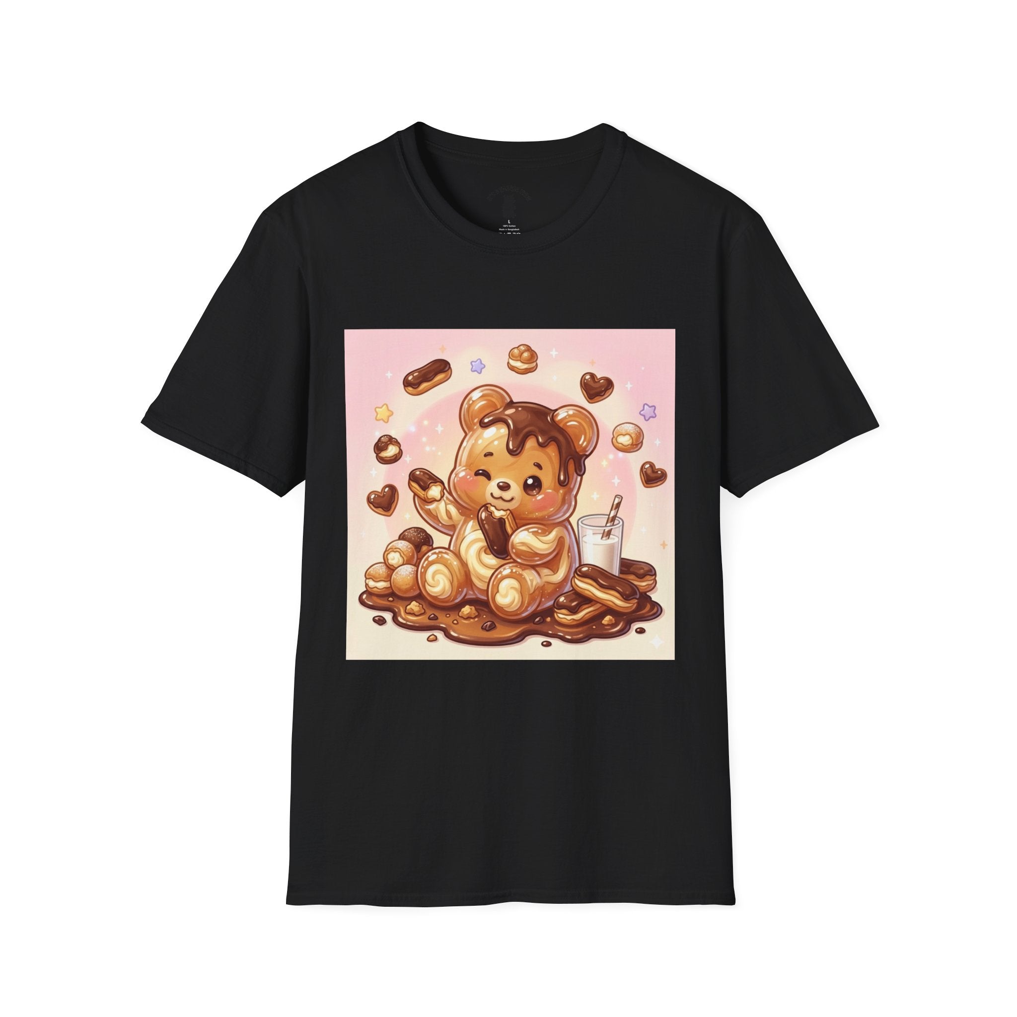 Simpley Sweet Eclair, Fudgey Oozy Bear Friend- Kawaii Graphic Shirt