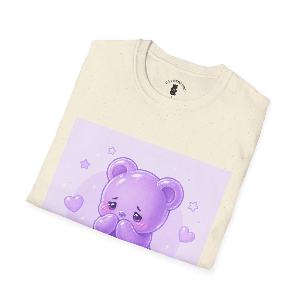 "Don't Look at Me" Shy gooey Gummy bear Kawaii T-Shirt