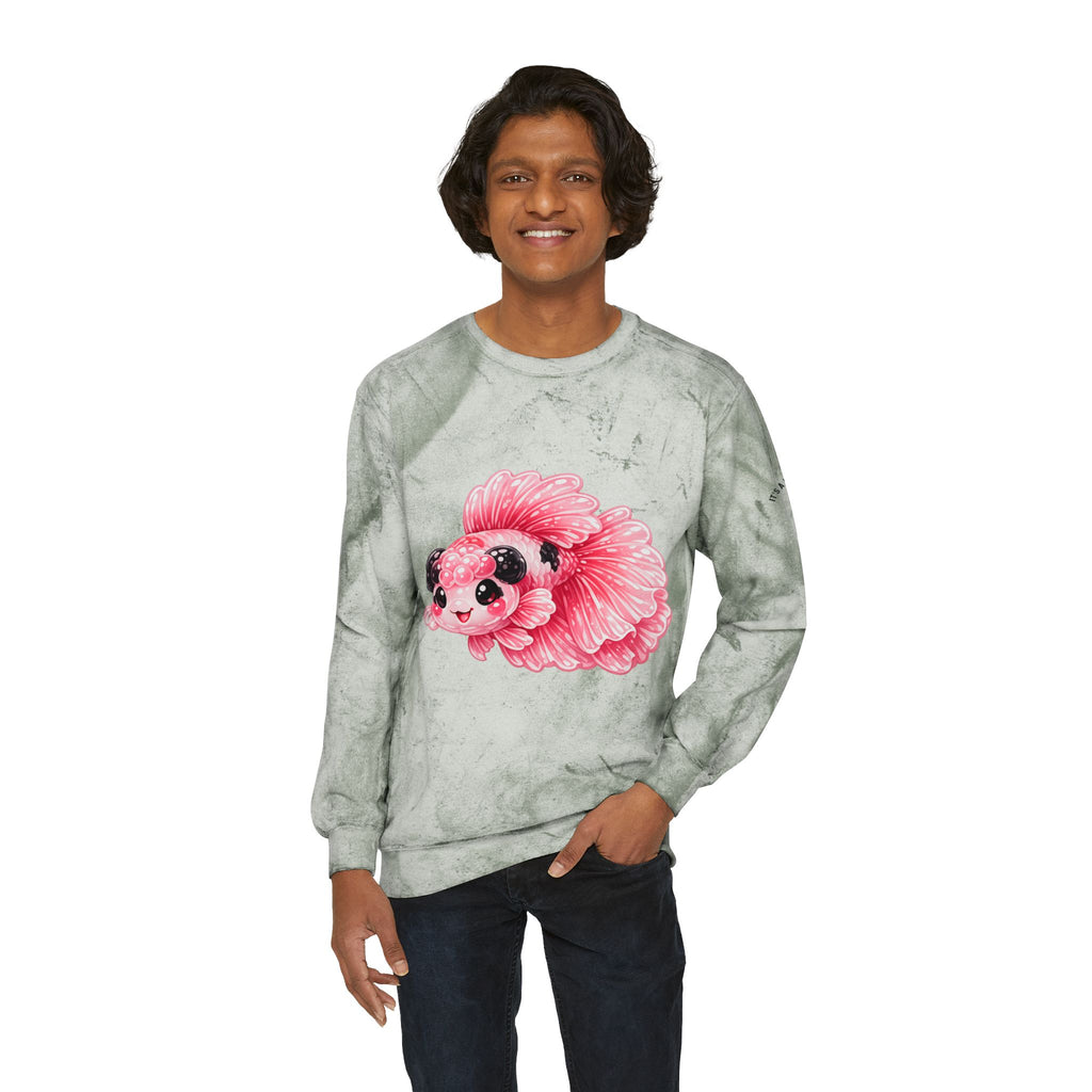 Pink Betta Fish Special Addition graphic Sweatshirt