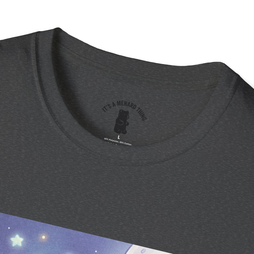 Float Me To The Moon, Crytal White Gooey Gummy Bear — Pastel Graphic T-Shirt