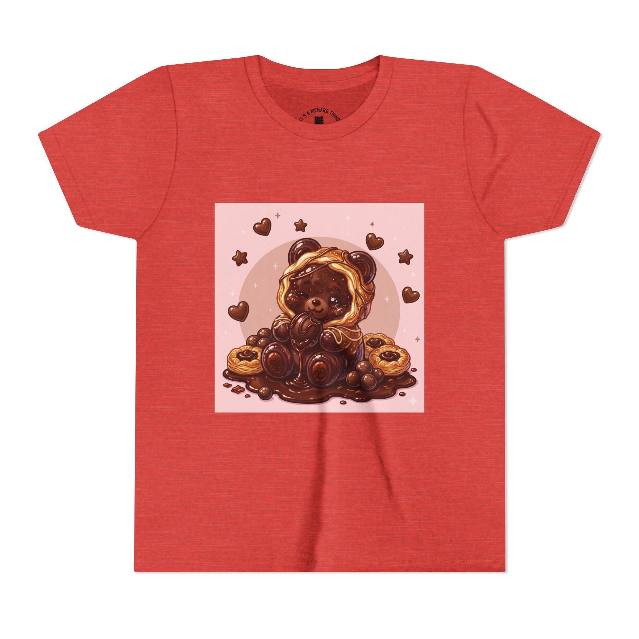 Chocolate Danish Gooey Gummy Bear Cute Kids Shirt