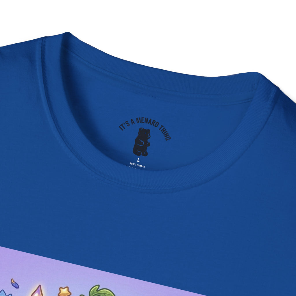 Blue Lotus Tea, Exotic Gooey Gummy Bear — Kawaii Graphic T-Shirt