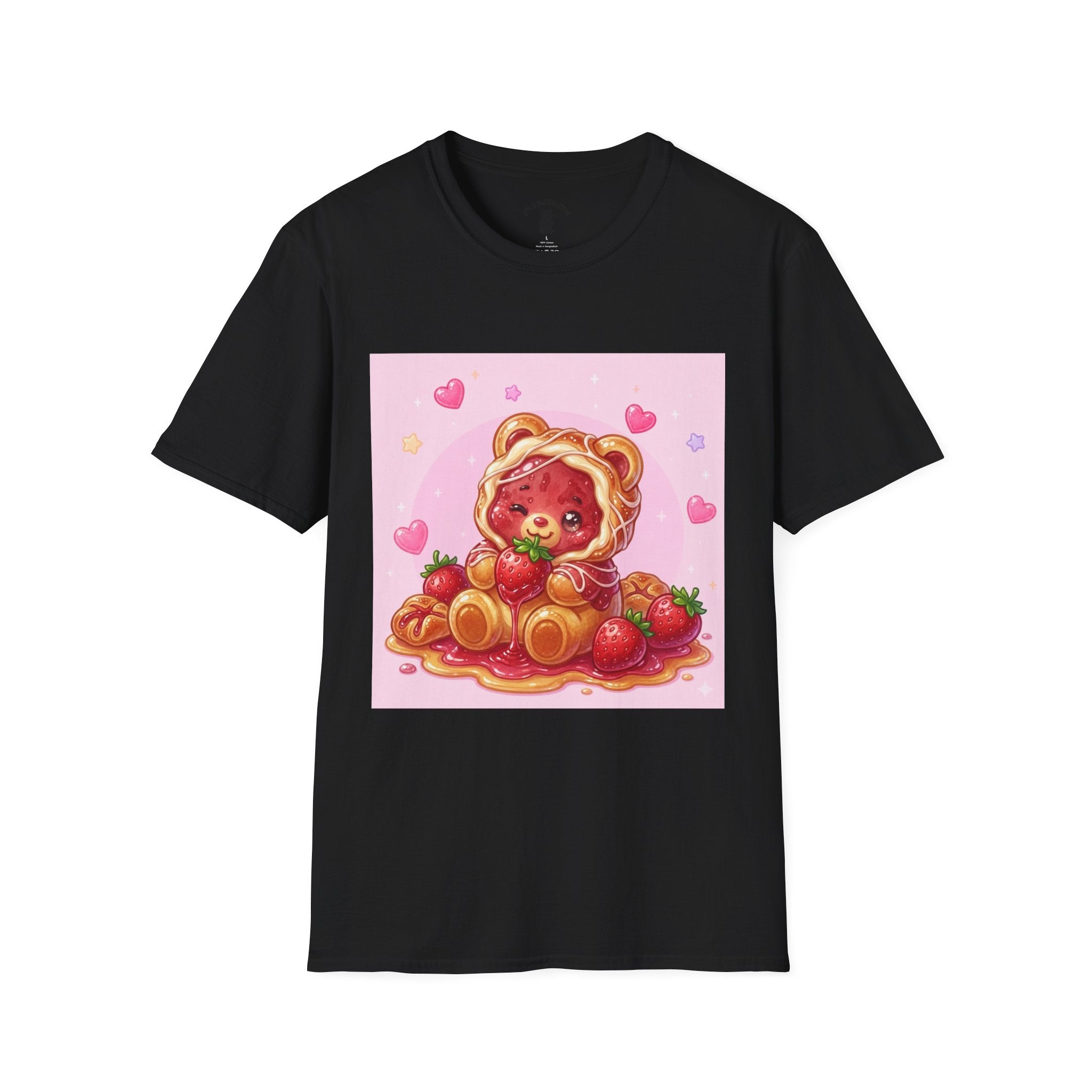 Strawberry Danish Gooey Gummy Bear- Cute Graphic T-Shirt