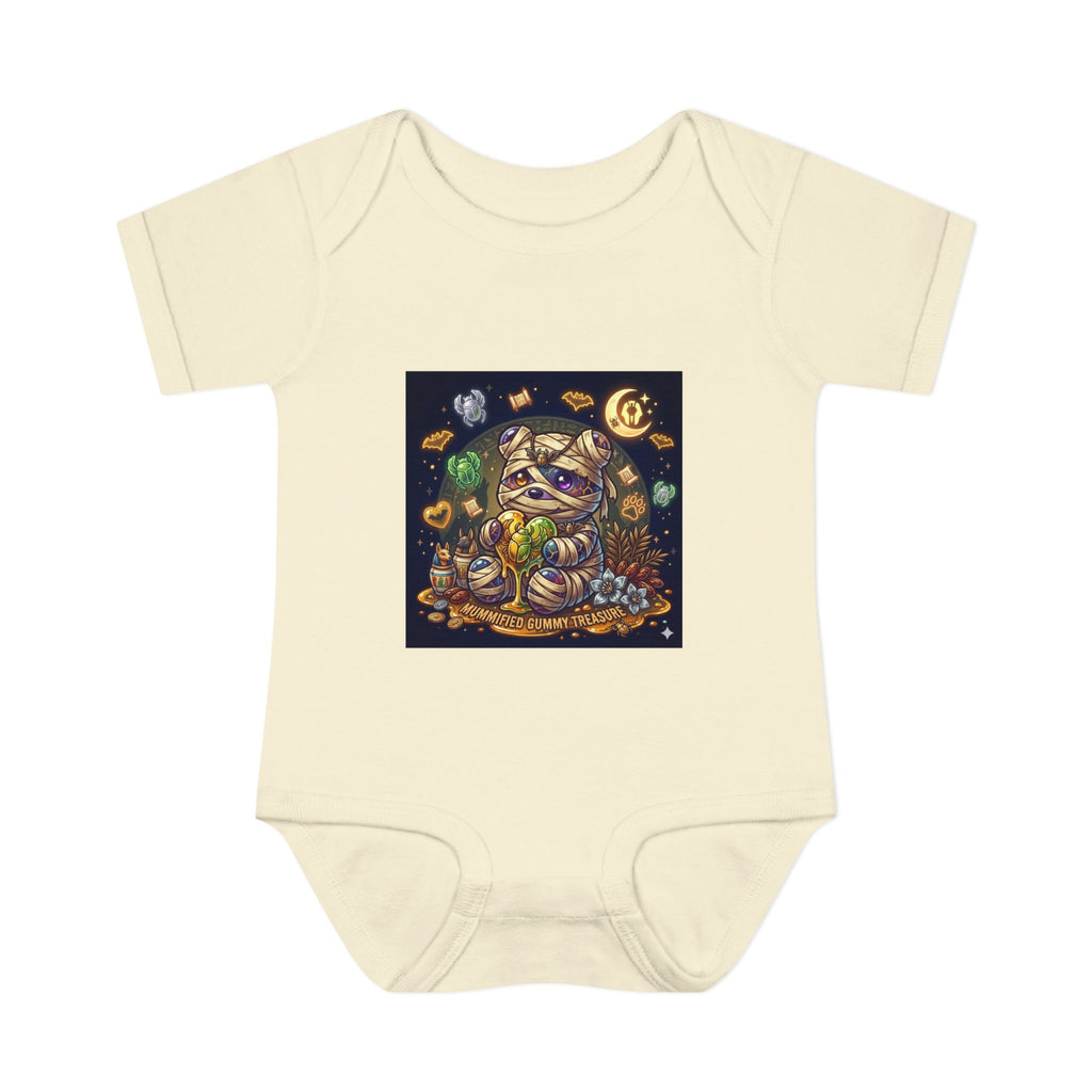 Infant Bodysuit - Cute Gooey Mummy Bear Halloween