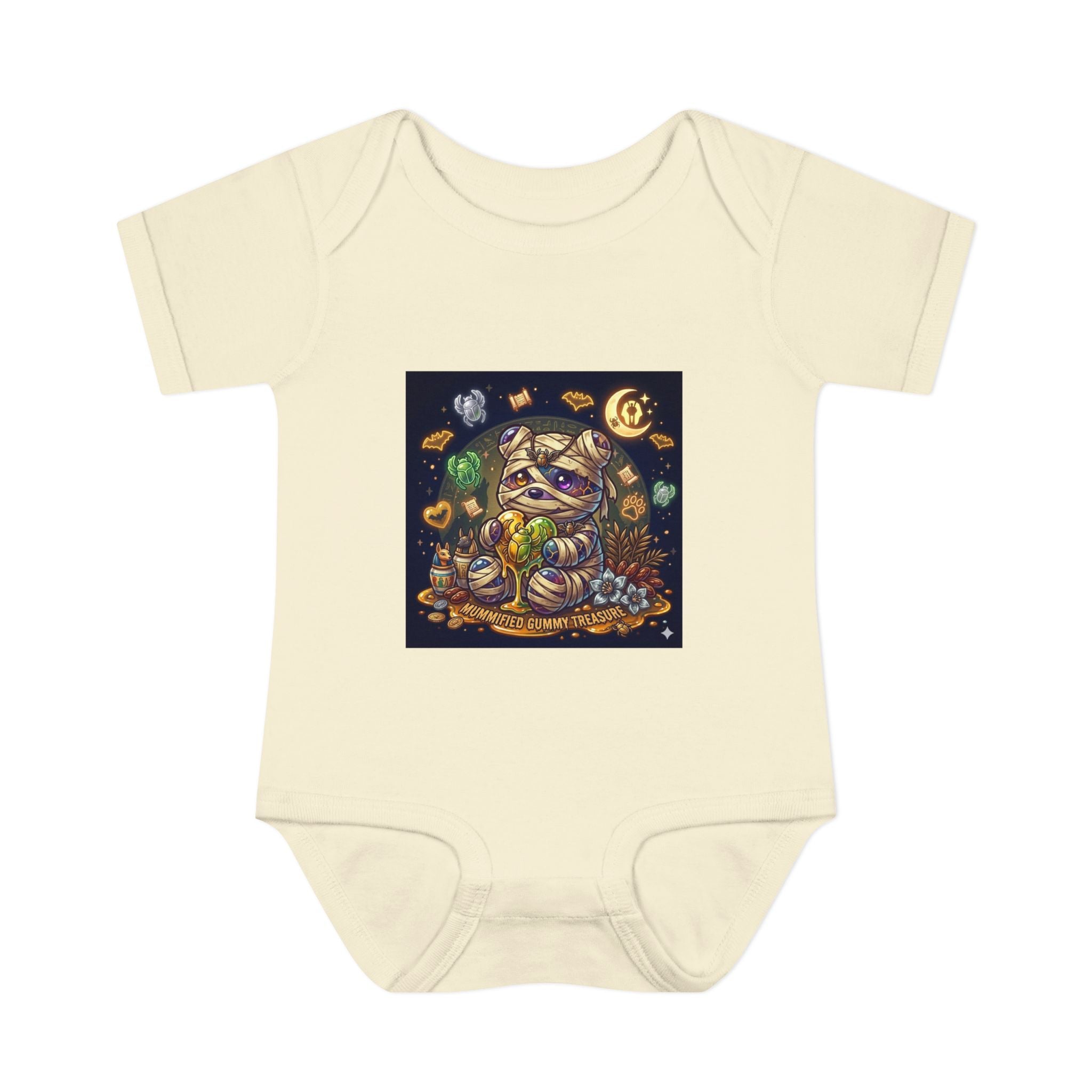 Infant Bodysuit - Cute Gooey Mummy Bear Halloween