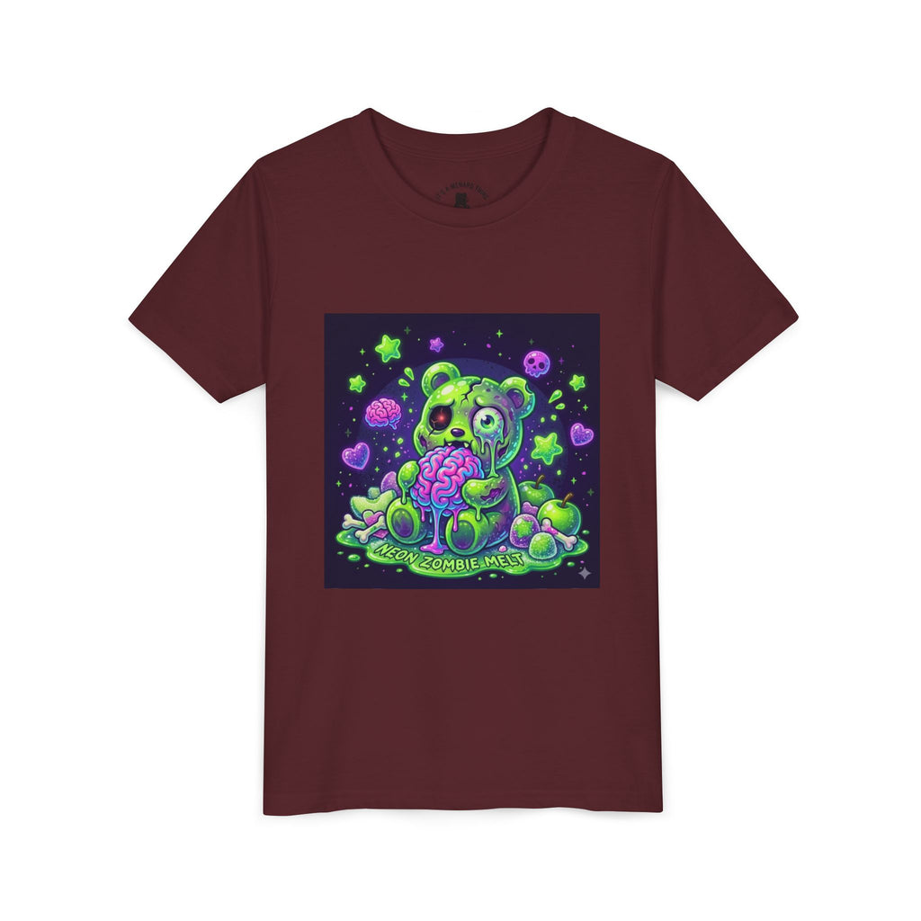 Neon Zombie Gooey Gummy Bear Graphic Tee