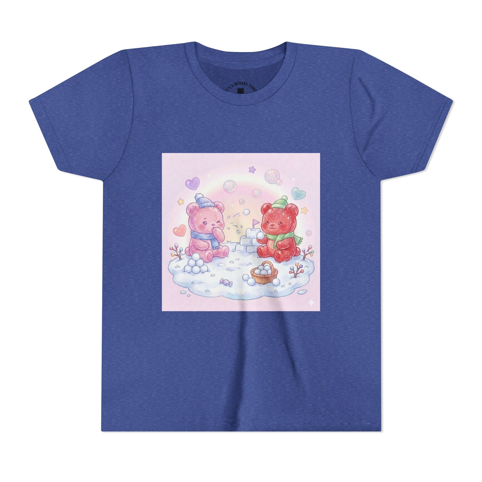 Duo Gooey Gummy Bear Snowball game T-Shirt