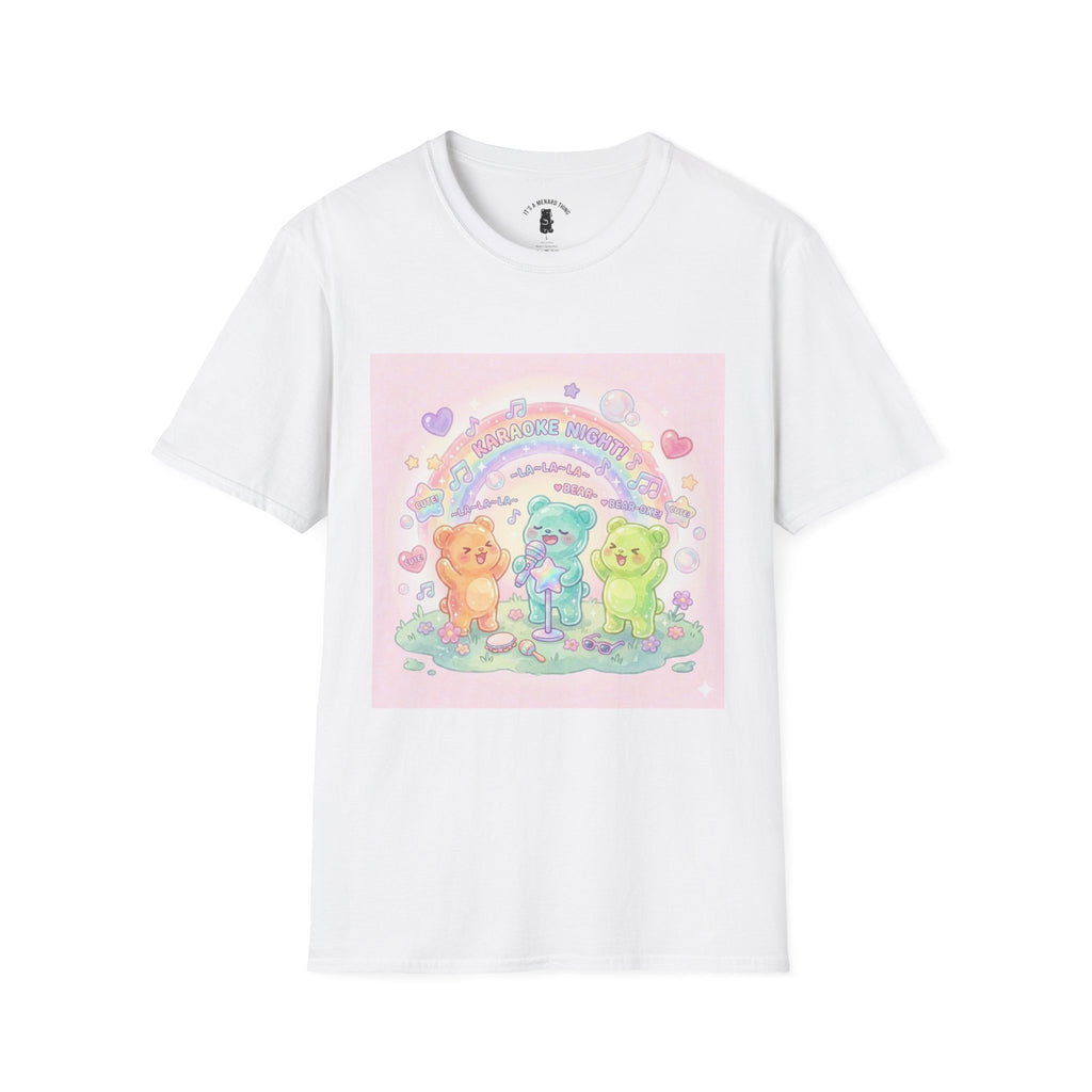 Karaoke Time! Gooey Gummy Bear Friends — Kawaii Graphic T-shirt