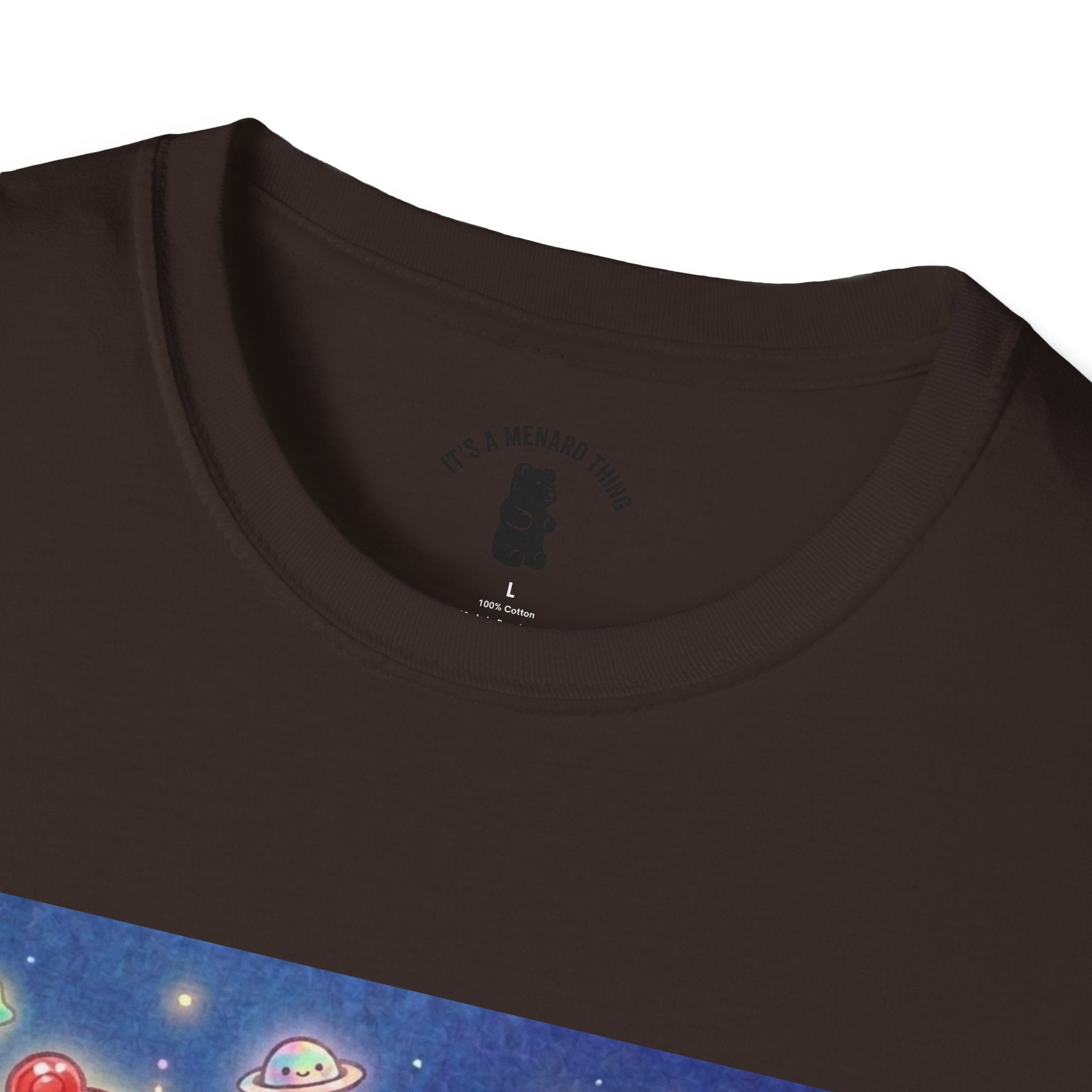 Think of Mars, Red Crystal Gooey Gummy Bear — Space Graphic T-Shirt
