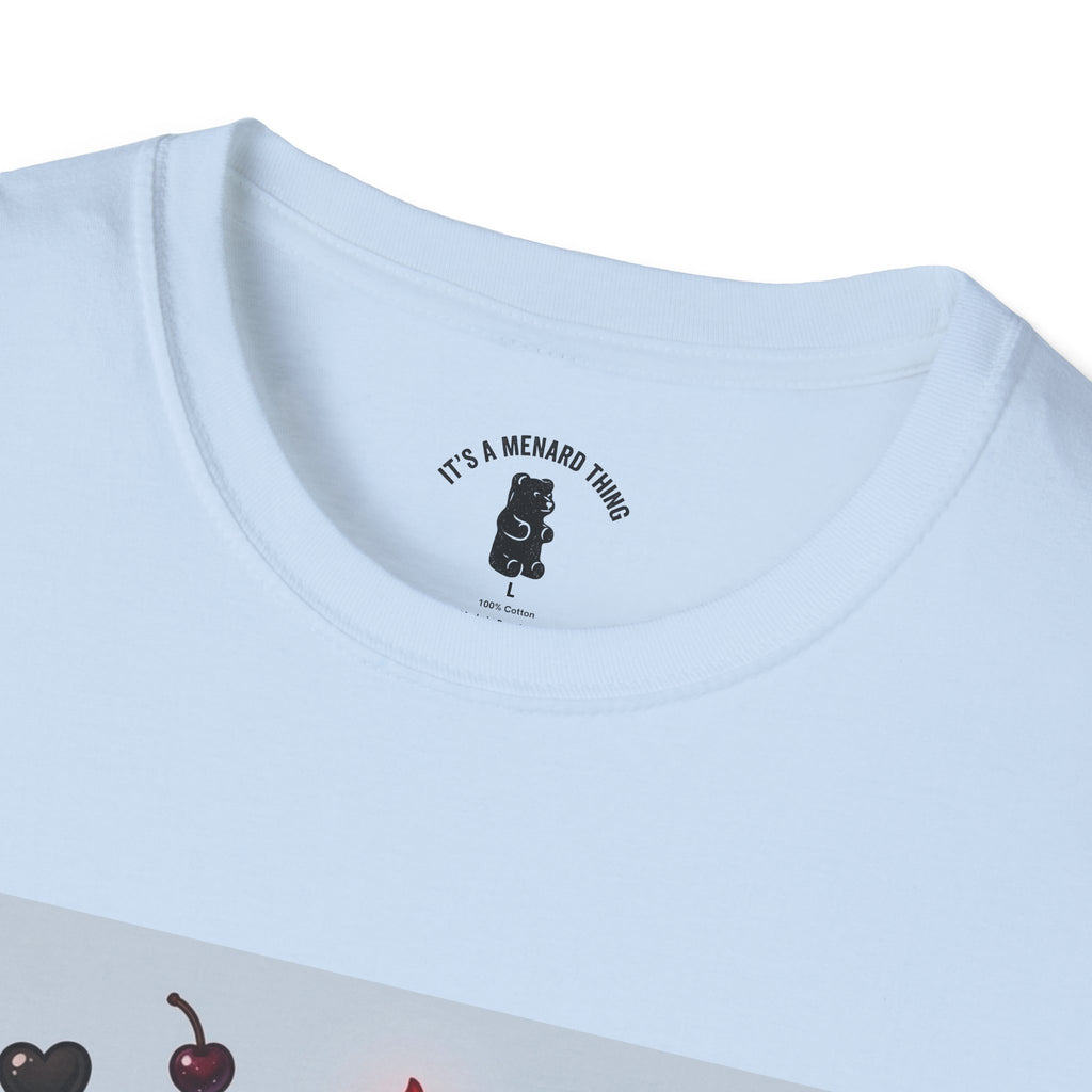 Devils food Cake Demon, Gooey Fudge Gummy Bear — Kawaii Graphic Tee