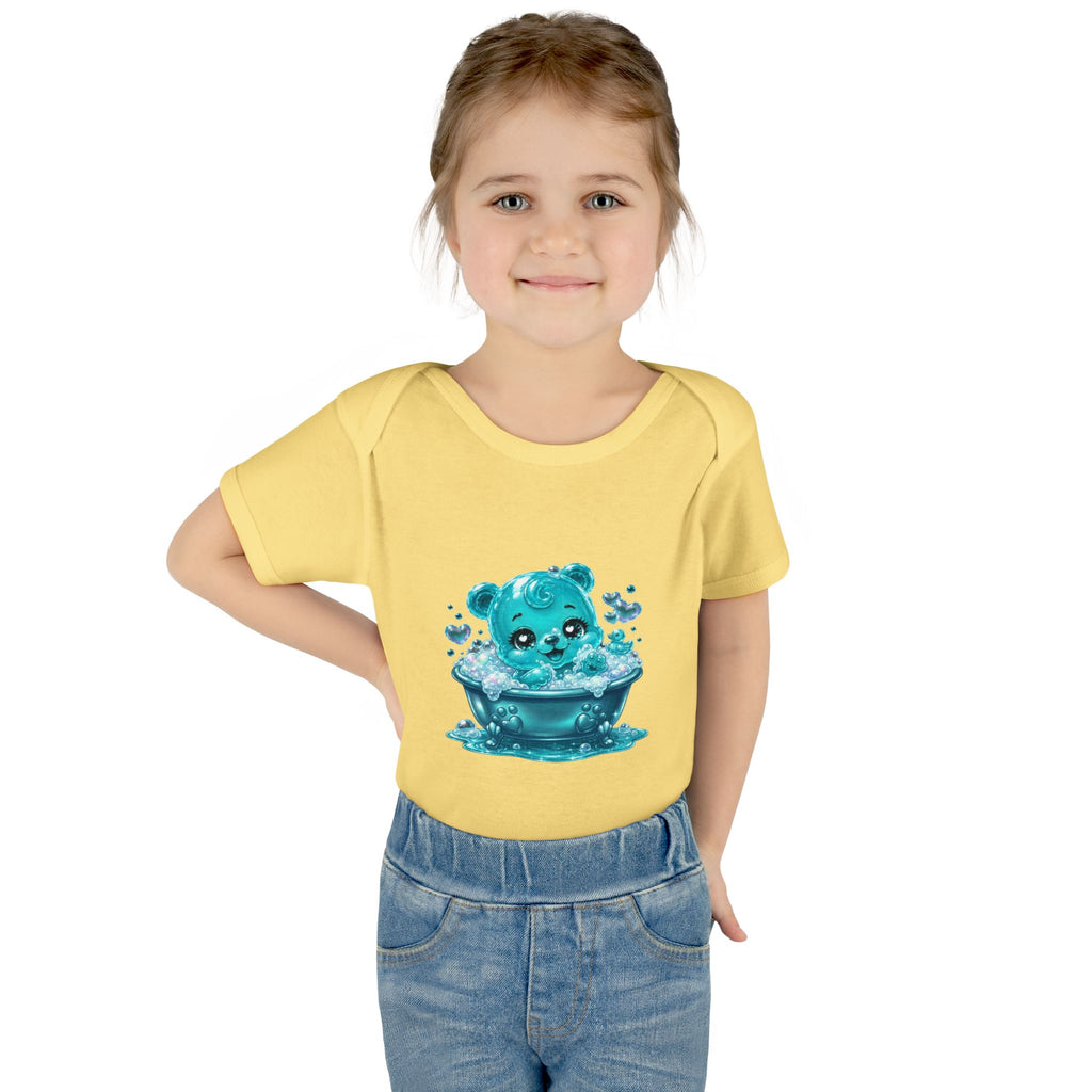 Adorable Bubble Bath Oozy Baby Gummy Bear Cutie Addition- Graphic Onesie