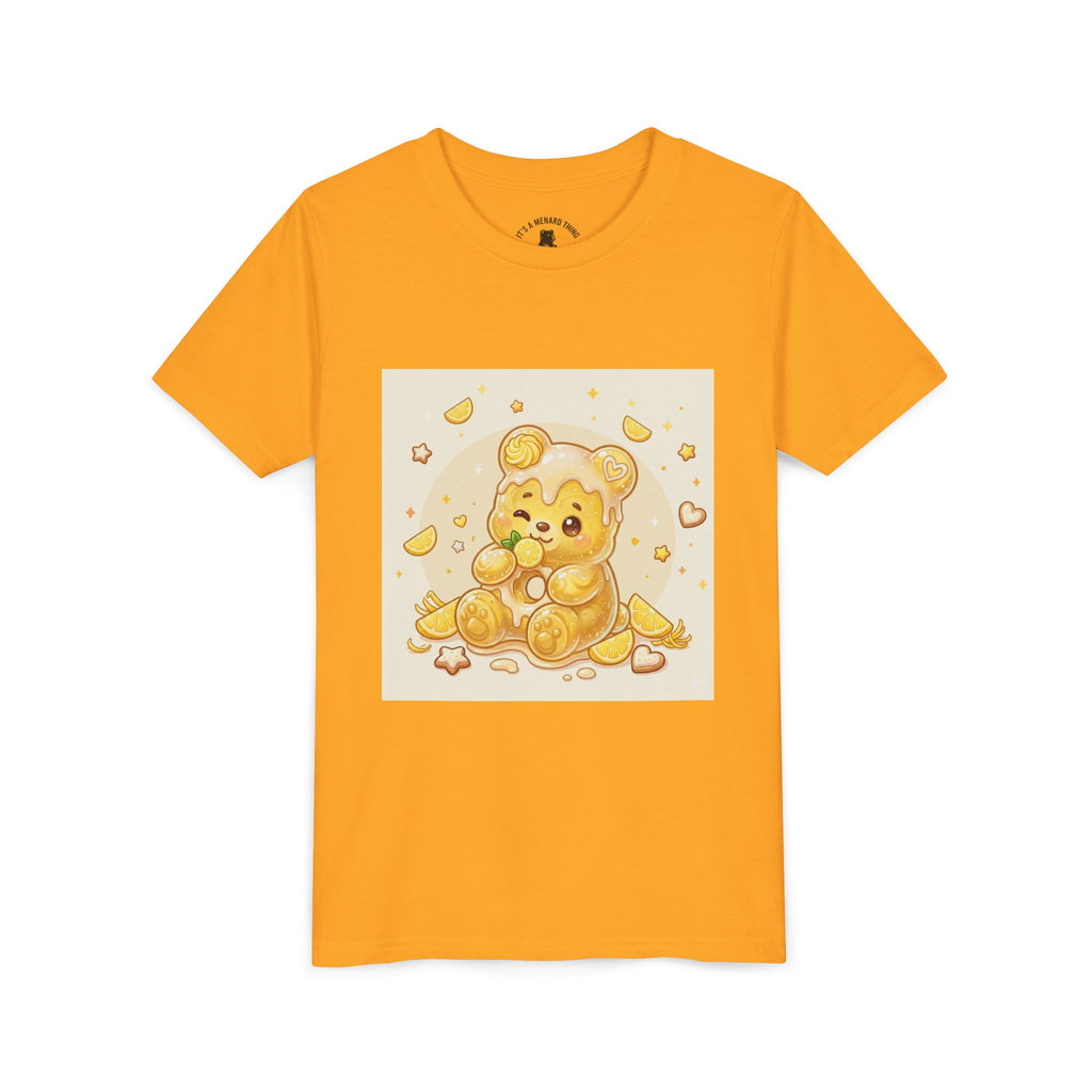 Lemon Bunt Cake Gooey Gummy bear Kids Shirt