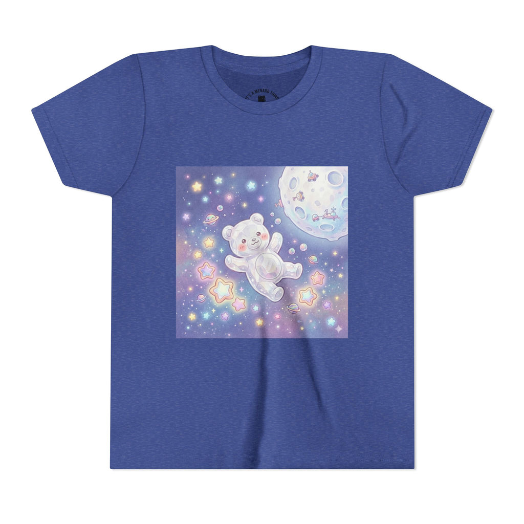 "Float Me to The Moon" Gooey White Crystal Gummy Bear Youth Tee