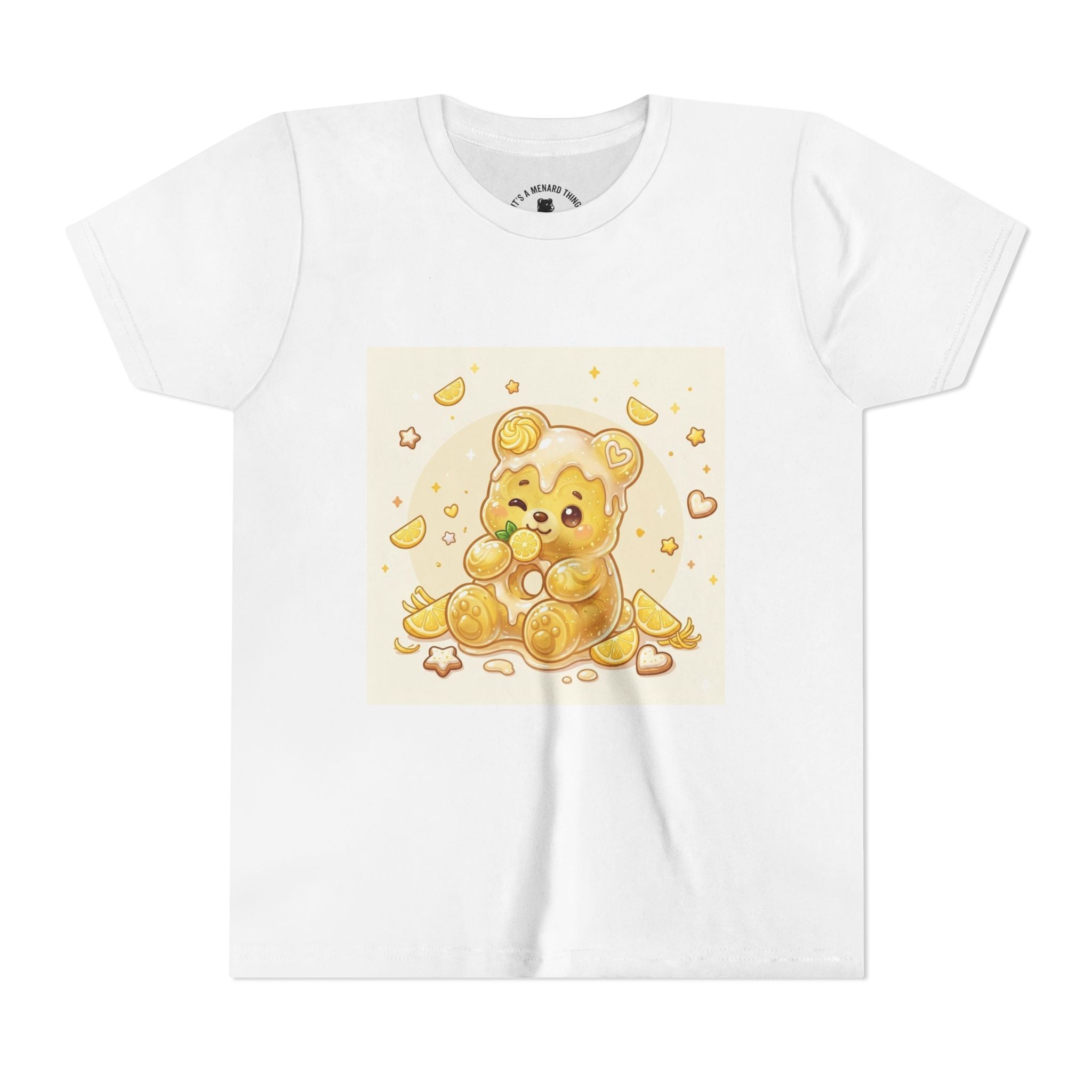 Lemon Bunt Cake Gooey Gummy bear Kids Shirt