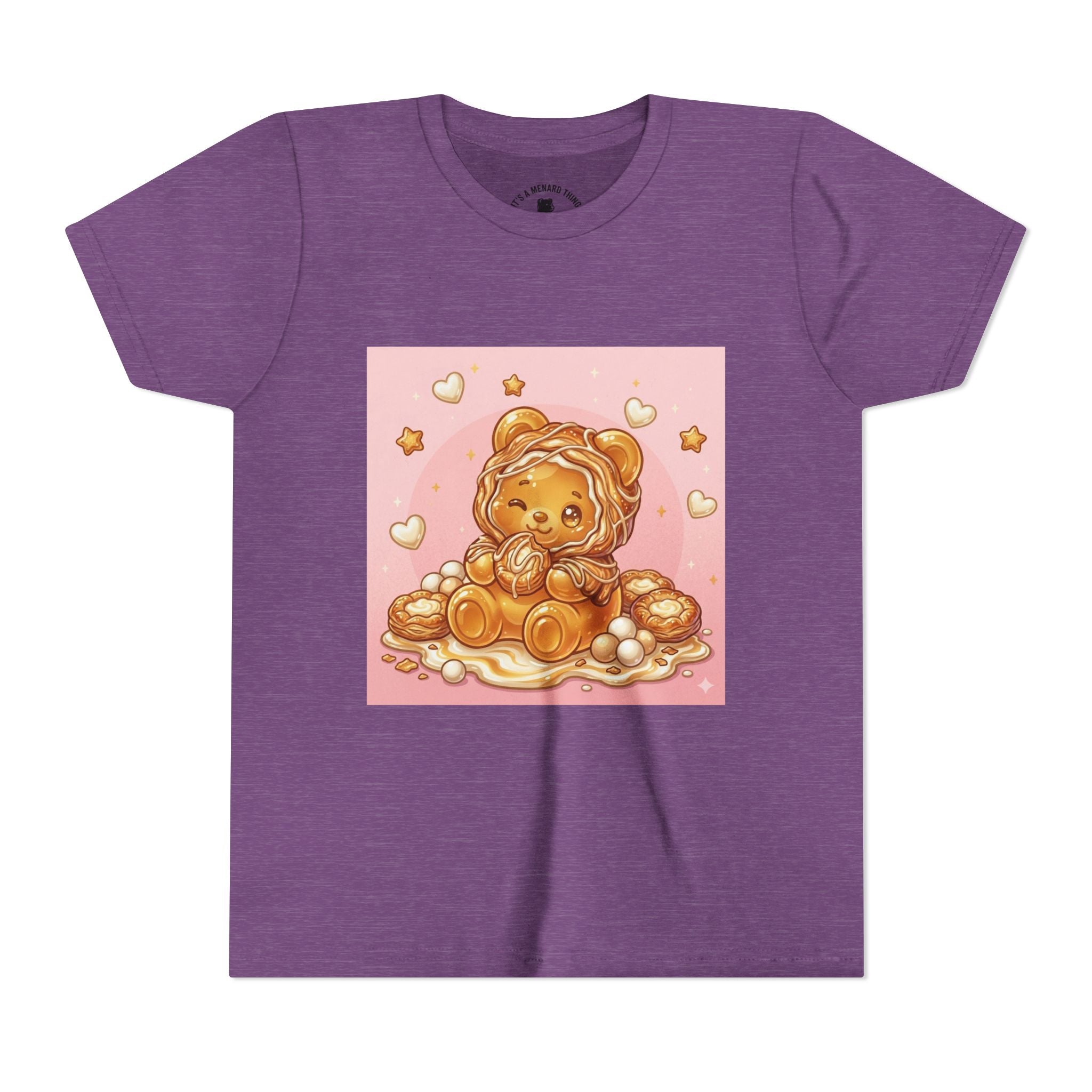 Cheese Danish Gooey Gummy Bear in Puff PJs Graphic Tee