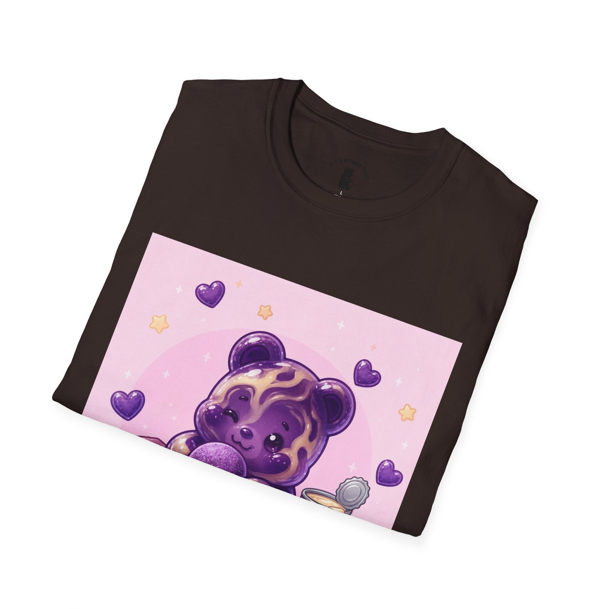 Ube & Condensed Milke Purple Gooey Gummy Bear — Kawaii Graphic Tee