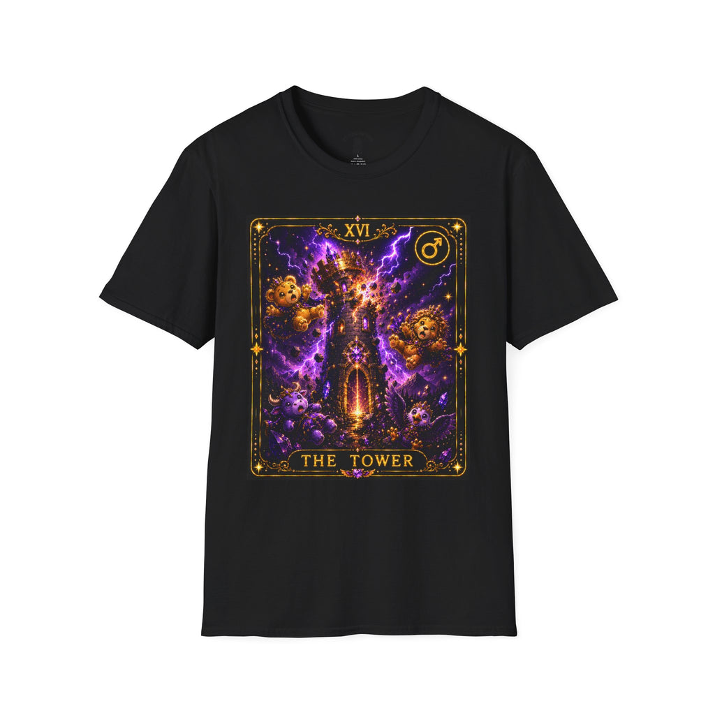 The Tower Tarot Card Oozy Bear Friends Special Addition- Graphic Shirt