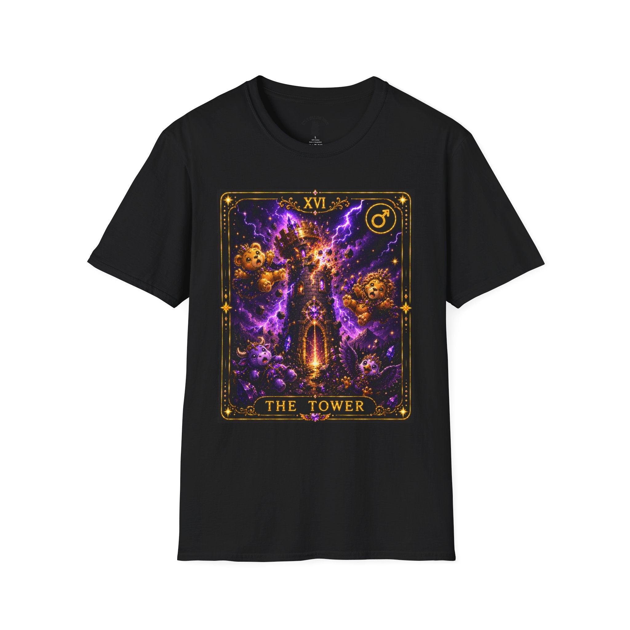 The Tower Tarot Card Oozy Bear Friends Special Addition- Graphic Shirt