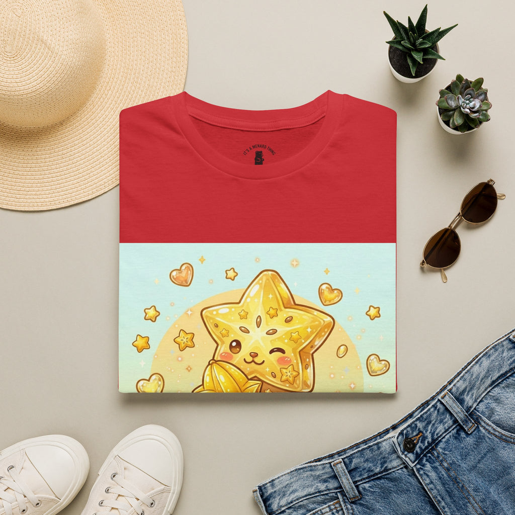 Star Fruit Special Exotic Fruit Oozy Bear Gummy Friend- Kawaii Graphic Shirt