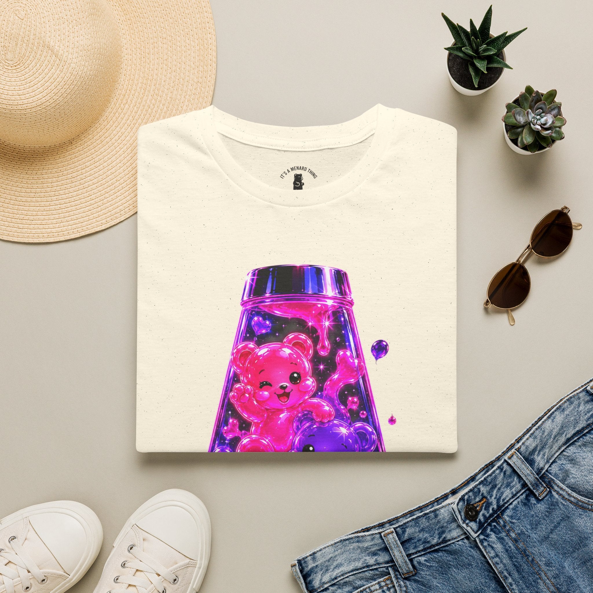 Retro Neon Special Lava Lamp, Oozy Bear Duo Gummies- Graphic Shirt
