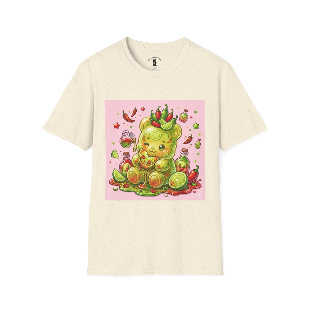 Adorable sweet Chili Lime, Exotic Gooey Gummy Bear— Kawaii Graphic T-Shirt
