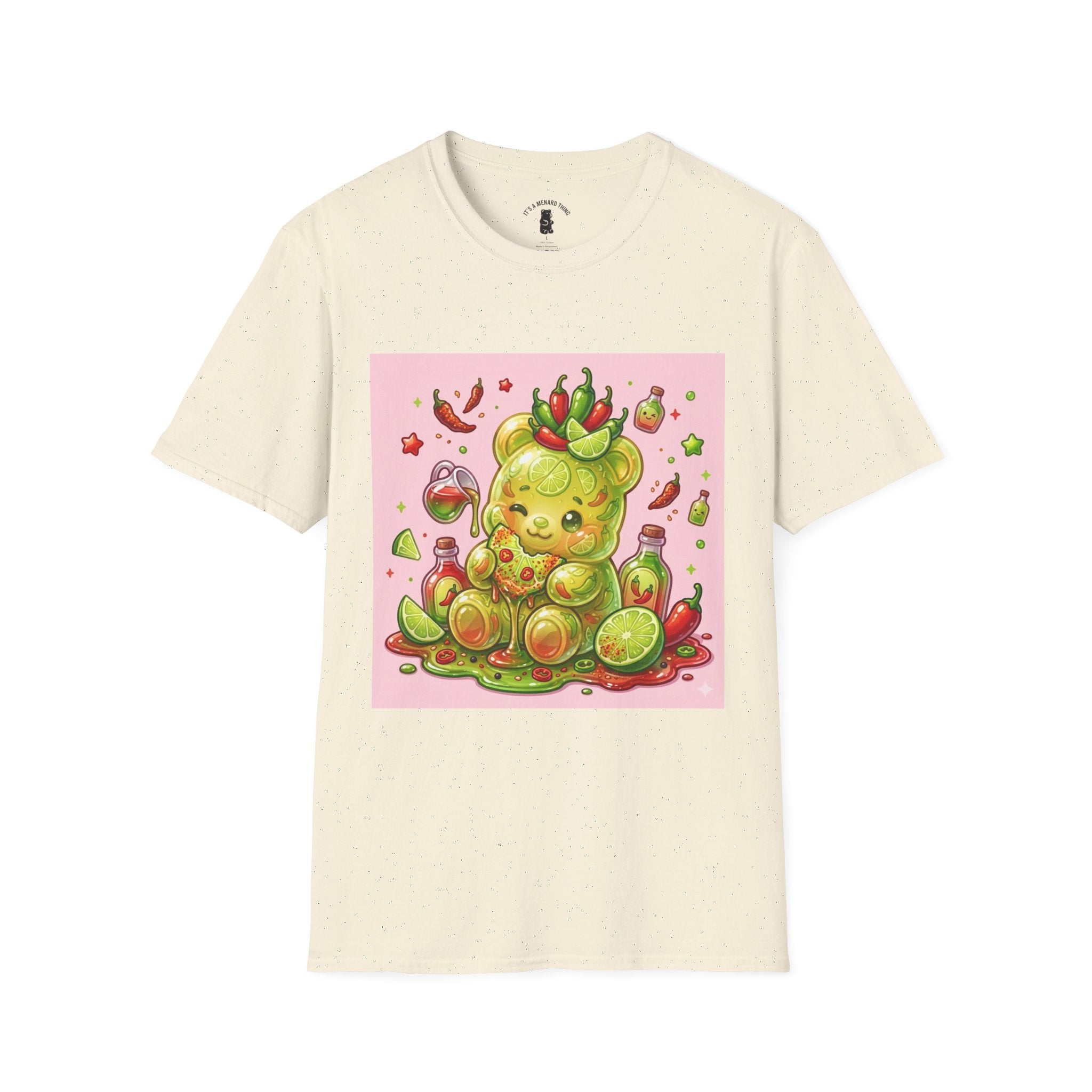 Adorable sweet Chili Lime, Exotic Gooey Gummy Bear— Kawaii Graphic T-Shirt