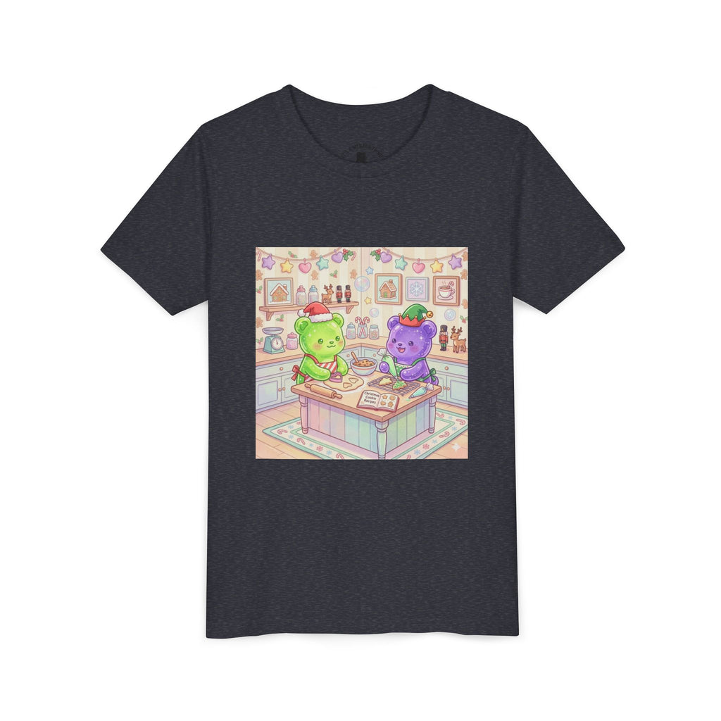 Gooey Gummies making Holiday Cookies T‑Shirt — Cute Pastel Kitchen Baking Design