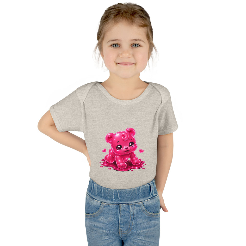 Pink Gummy Bear Infant Bodysuit - Cute Baby Shower Gift