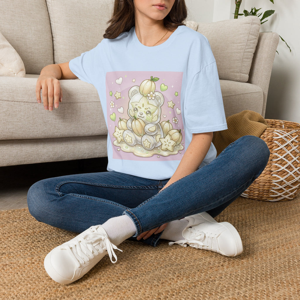 Cute Pumpkin Bear T-Shirt — Pastel Kawaii Fall Tee