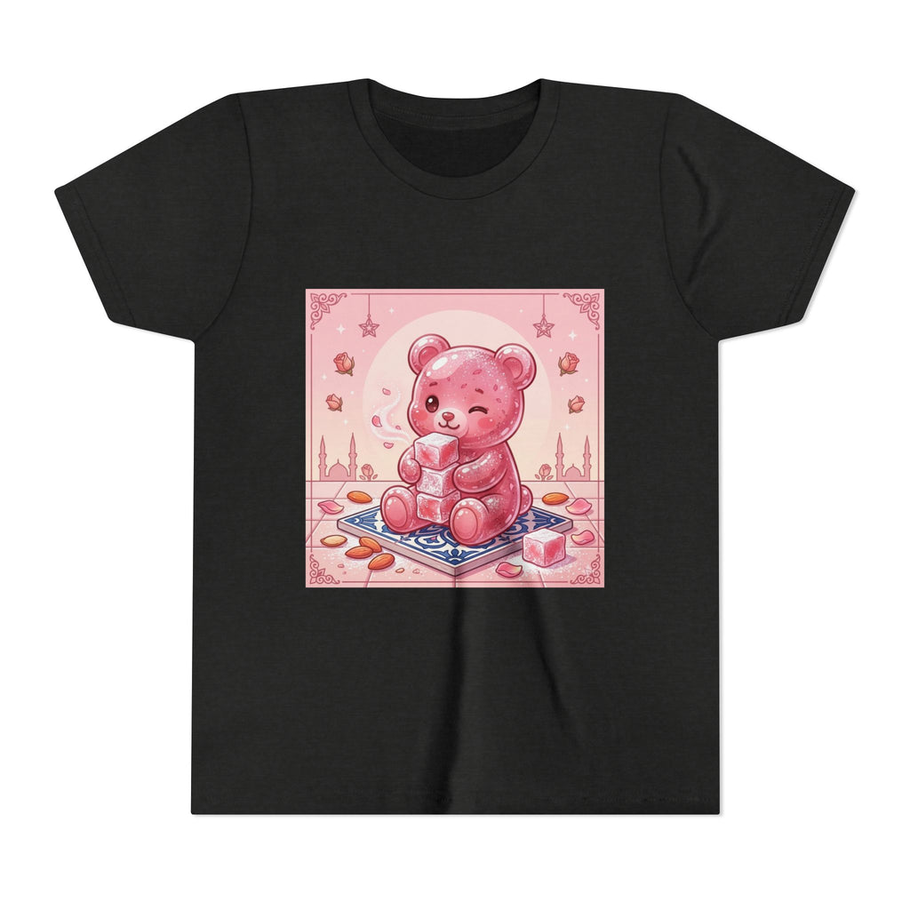 Turkish Delight Rose Water Gooey Gummy Bear- Illustration Youth T-Shirt