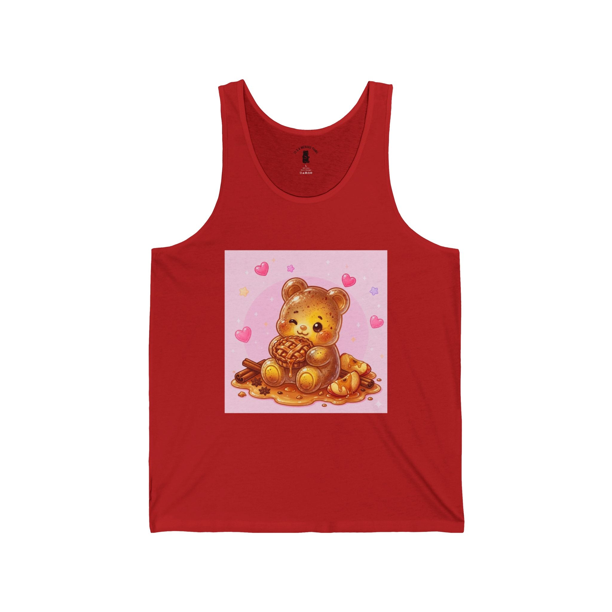 Apple Cinnamon Pie, Golden Gooey Gummy Bear — Kawaii Graphic Tank