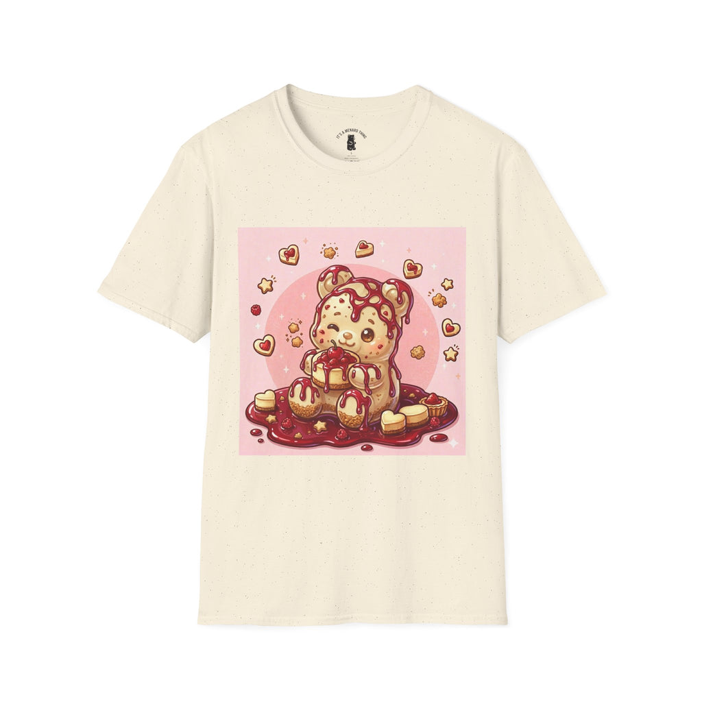 Raspberry Cheese Cake Gooey Gummy Bear — Kawaii Grapic T-Shirt