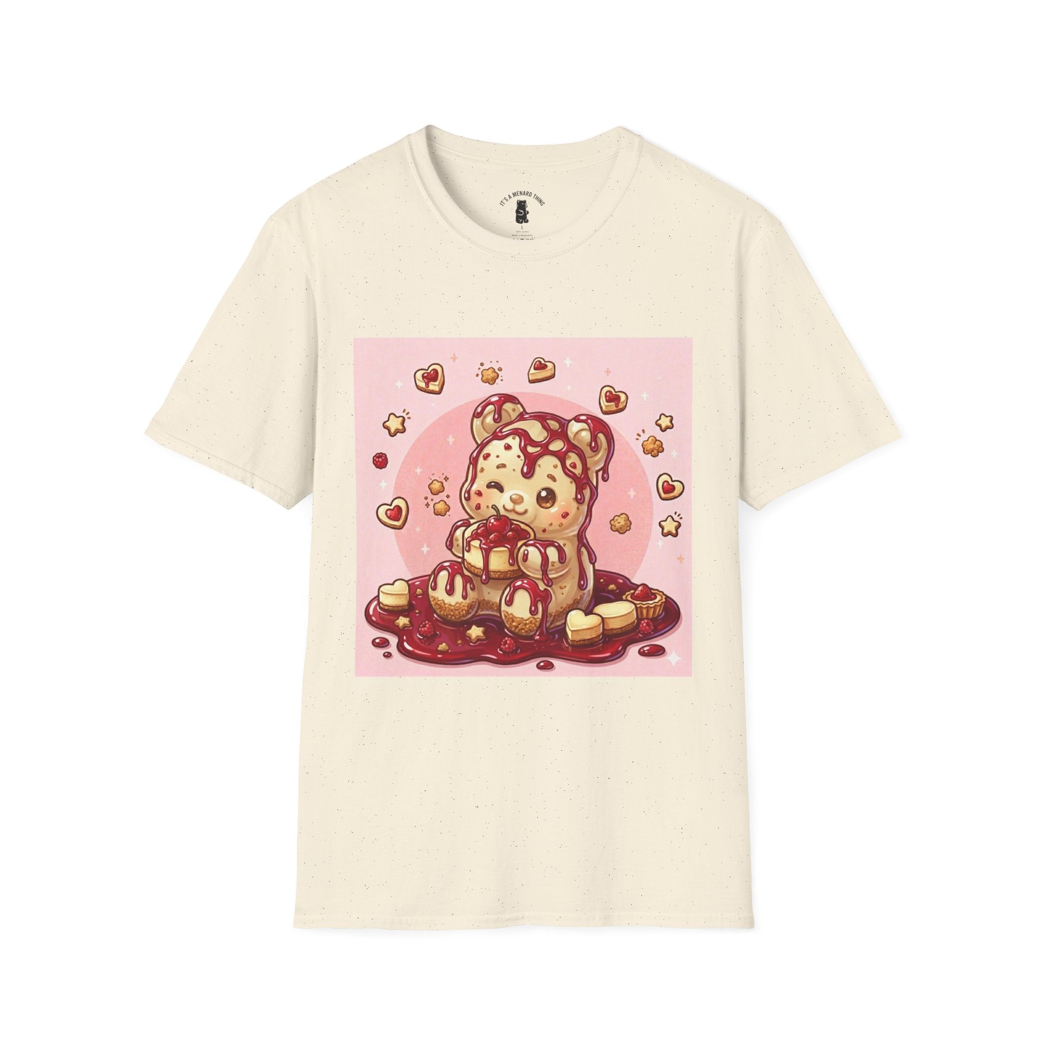 Raspberry Cheese Cake Gooey Gummy Bear — Kawaii Grapic T-Shirt