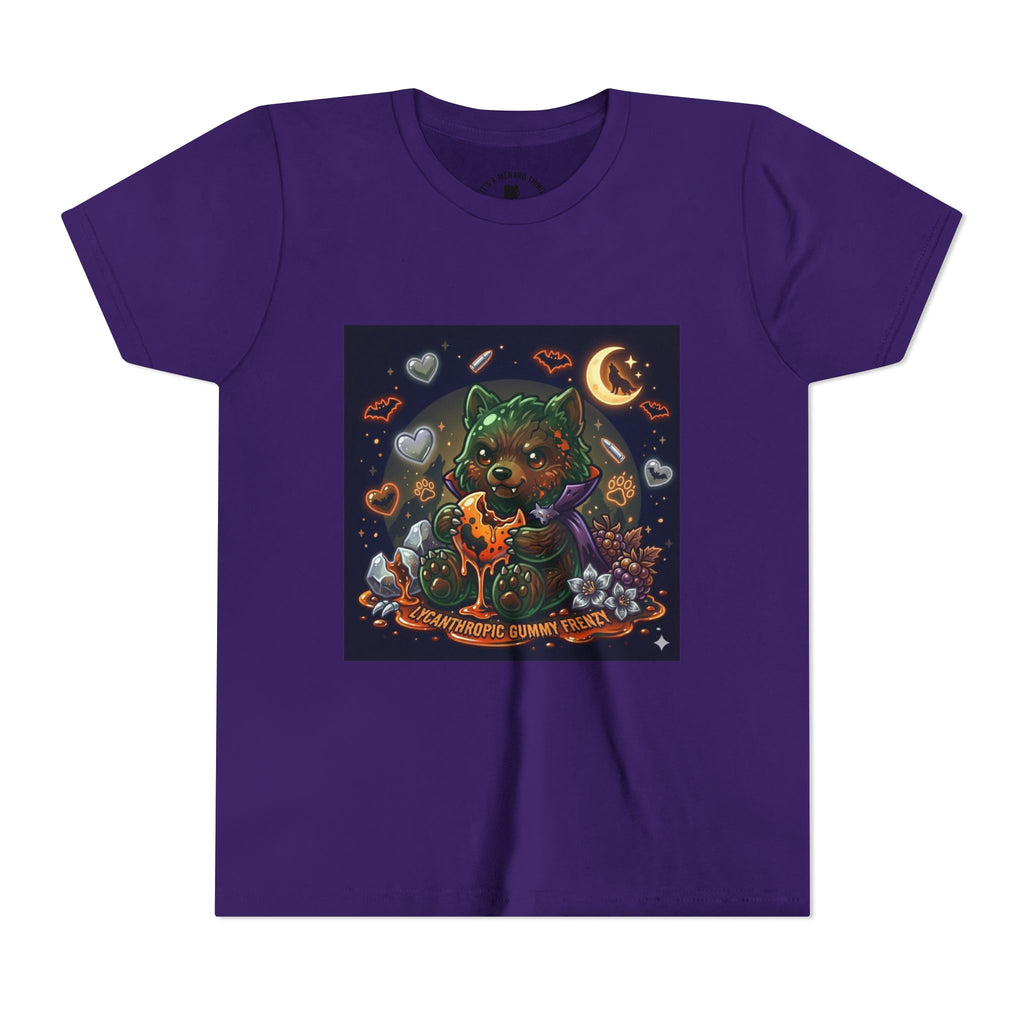 Halloween Werewolf Gooey Gummy Bear- Youth T-Shirt