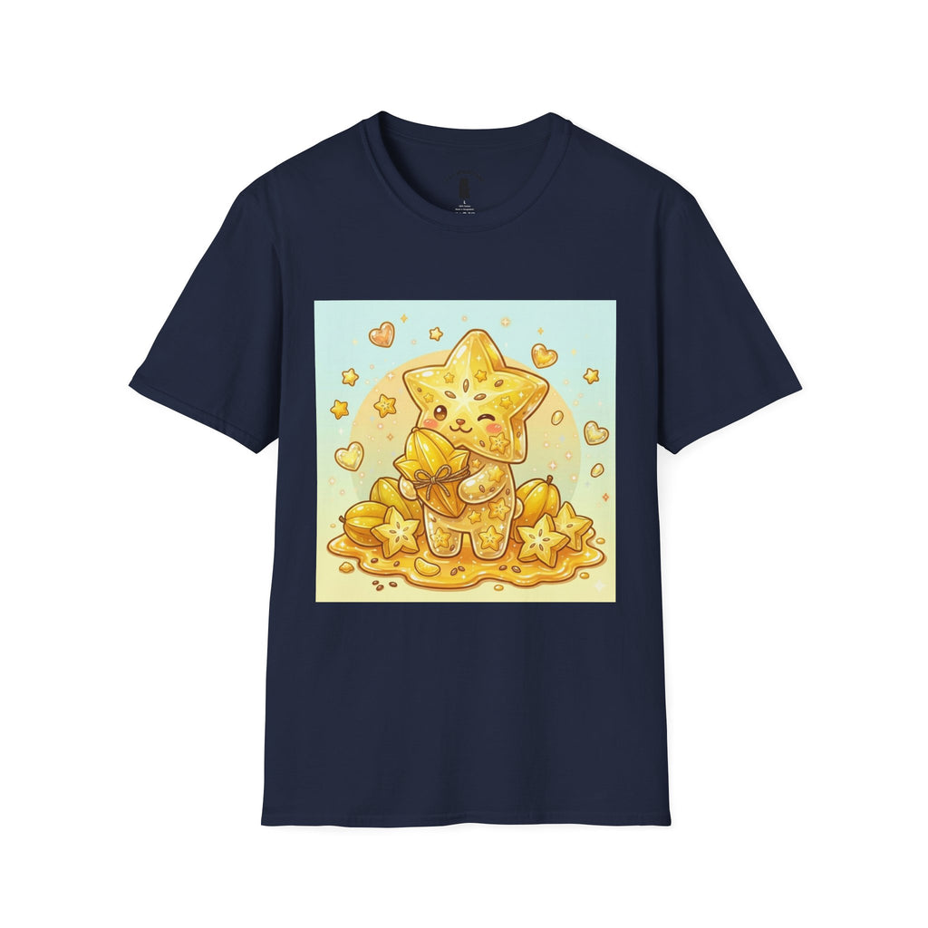 Star Fruit Special Exotic Fruit Oozy Bear Gummy Friend- Kawaii Graphic Shirt
