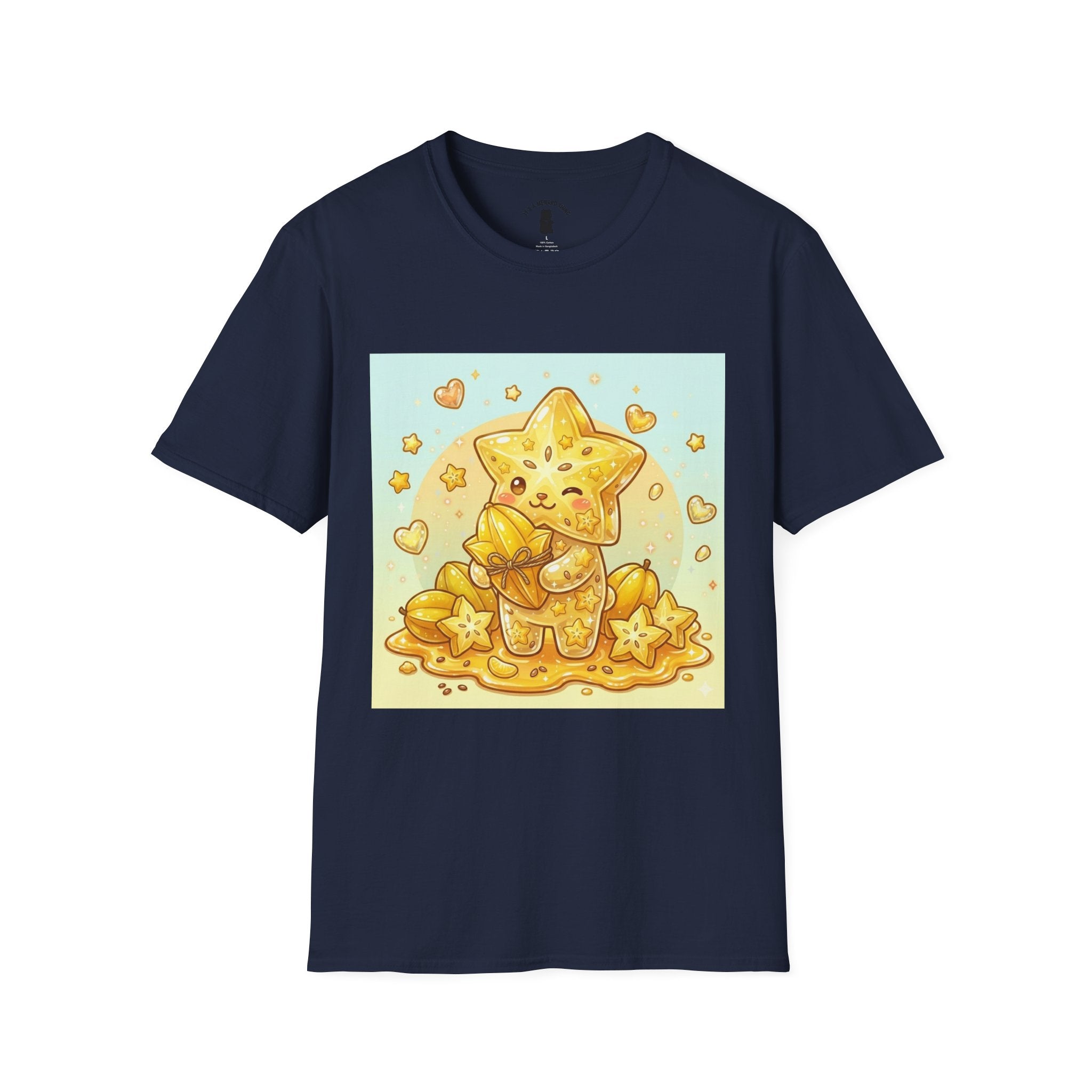 Star Fruit Special Exotic Fruit Oozy Bear Gummy Friend- Kawaii Graphic Shirt