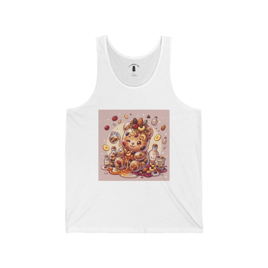 Sweet Yet Simple Trail Mix, Exotic Gooey Gummy Bear — Adorable Graphic Tank Top