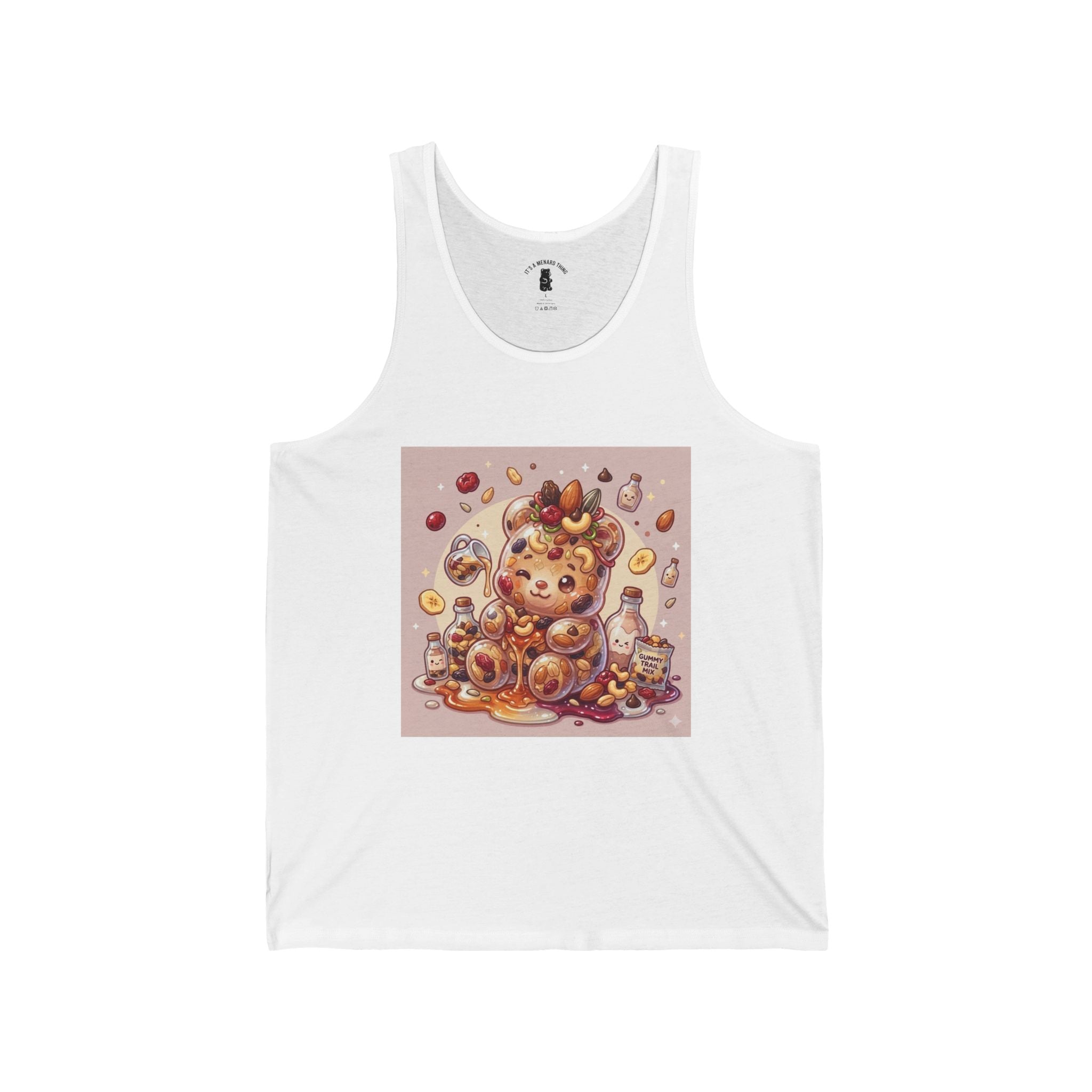 Sweet Yet Simple Trail Mix, Exotic Gooey Gummy Bear — Adorable Graphic Tank Top