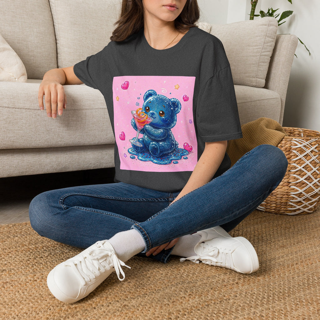 Special Cosmo Delight, Blue Oozy Boozy Gummy Bear Drinking Pal- Graphic Shirt