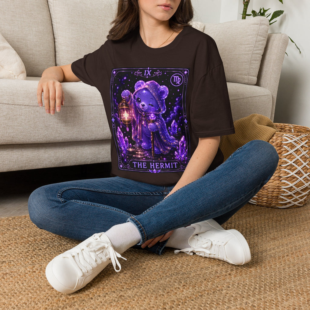 The Hermit Tarot Cosmic Oozy Bear Friend- Graphic Shirt