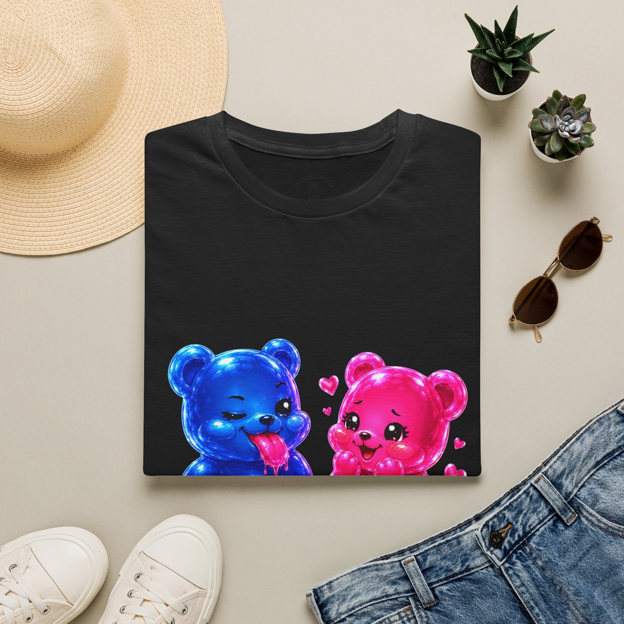 Any Suggestions? Special Additon Oozy Bears Gummy Couple- Graphic Shirt
