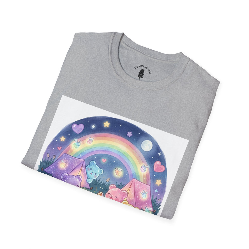 Campfire days and Toasted Marshmallows, Gooey Gummy Friends- Kawaii Graphic T-Shirt